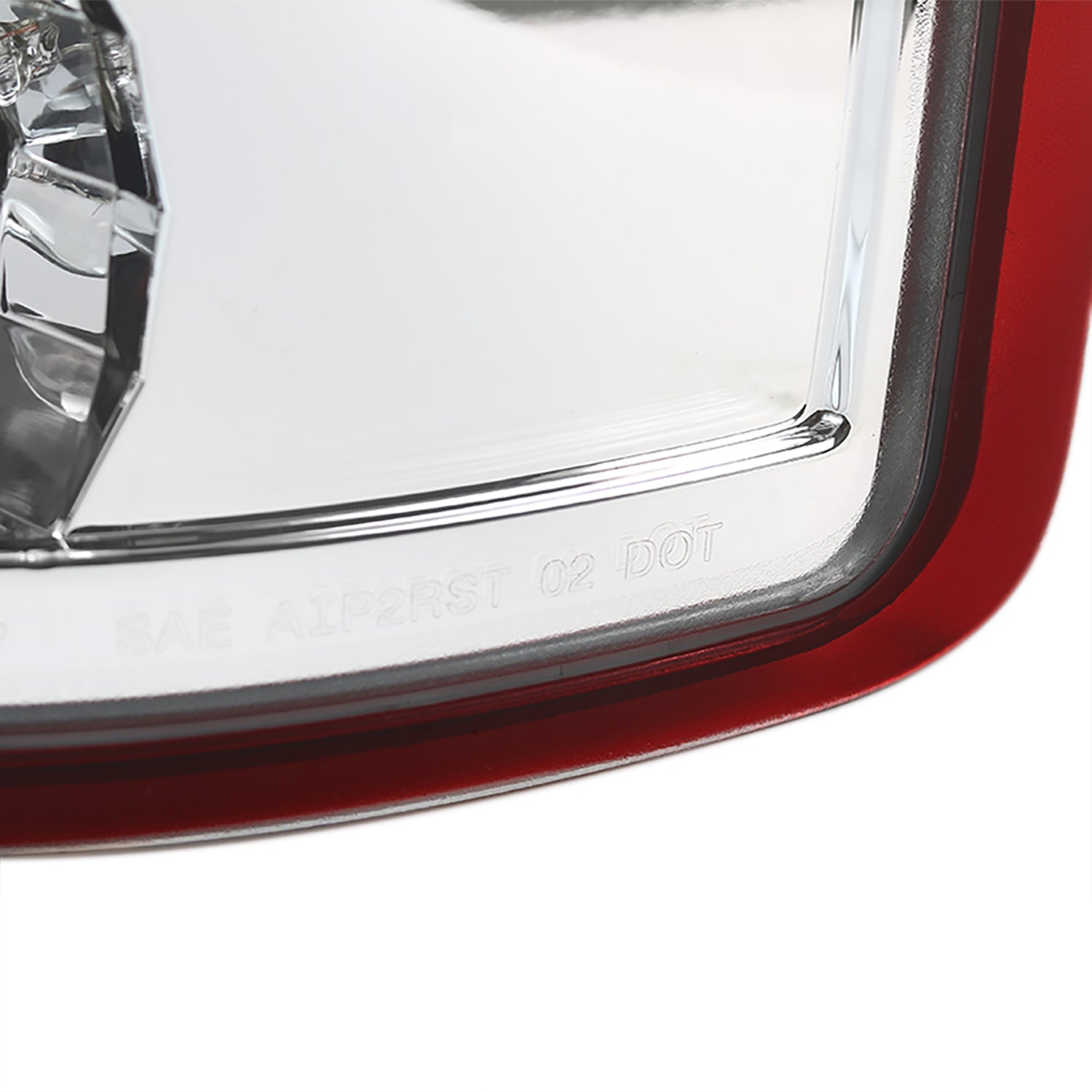2007-2009 Dodge RAM LED Tail Lights Chrome Housing/Red Lens