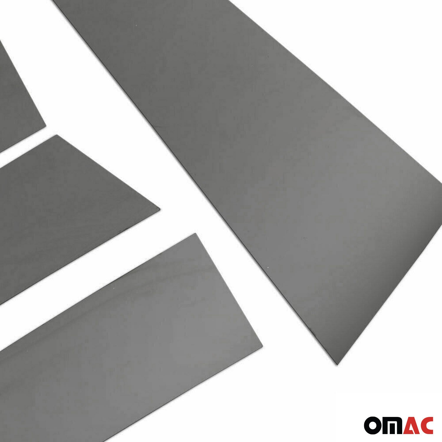 2015-2024 Jeep Renegade Window B Pillar Posts Door Trim Cover Steel Dark 6x