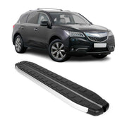 2014-2020 Acura MDX Running Boards Side Steps Silver & Black