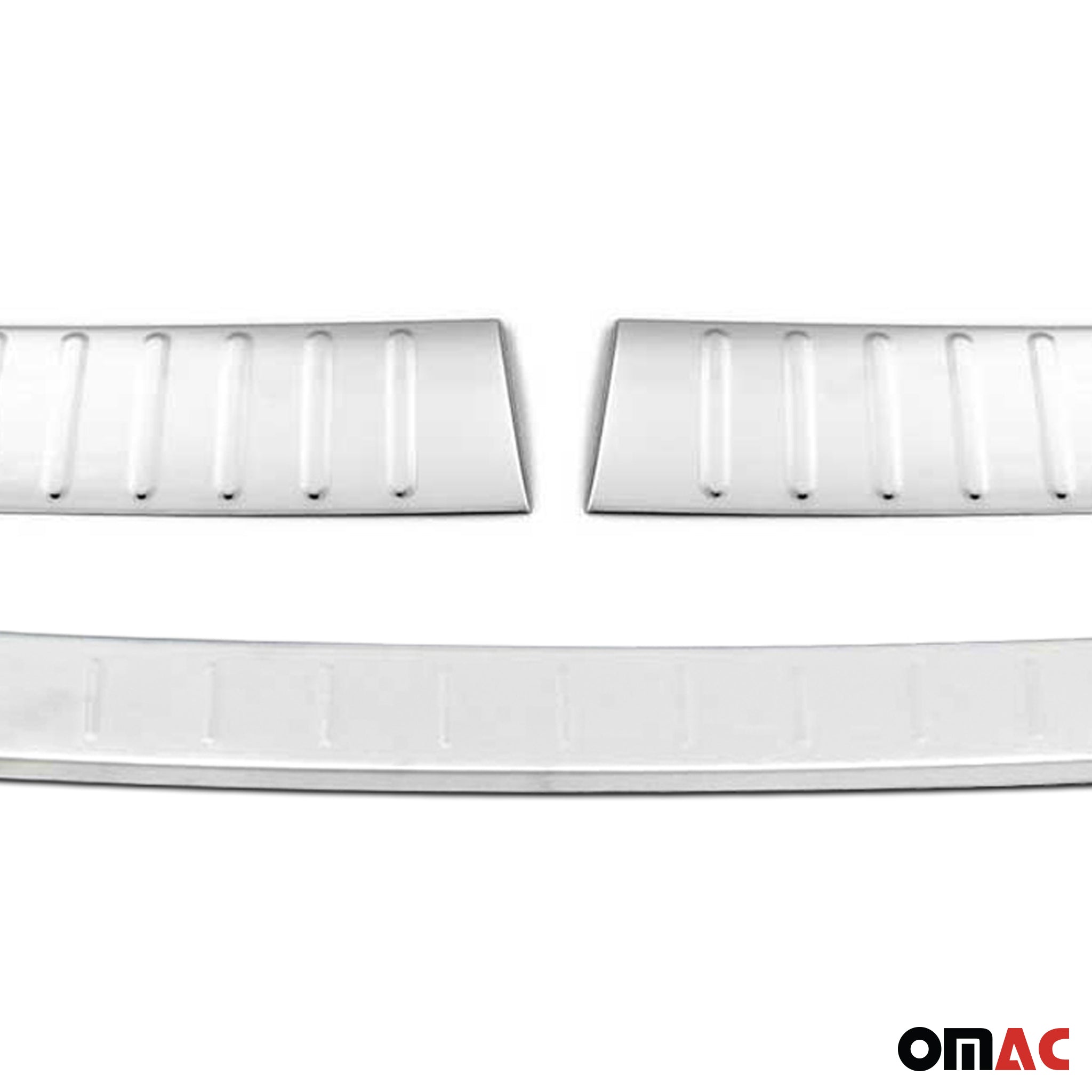 Rear Bumper Guard & Trunk Sill Cover Set for Hyundai Tucson IV 2022-2024 Brushed