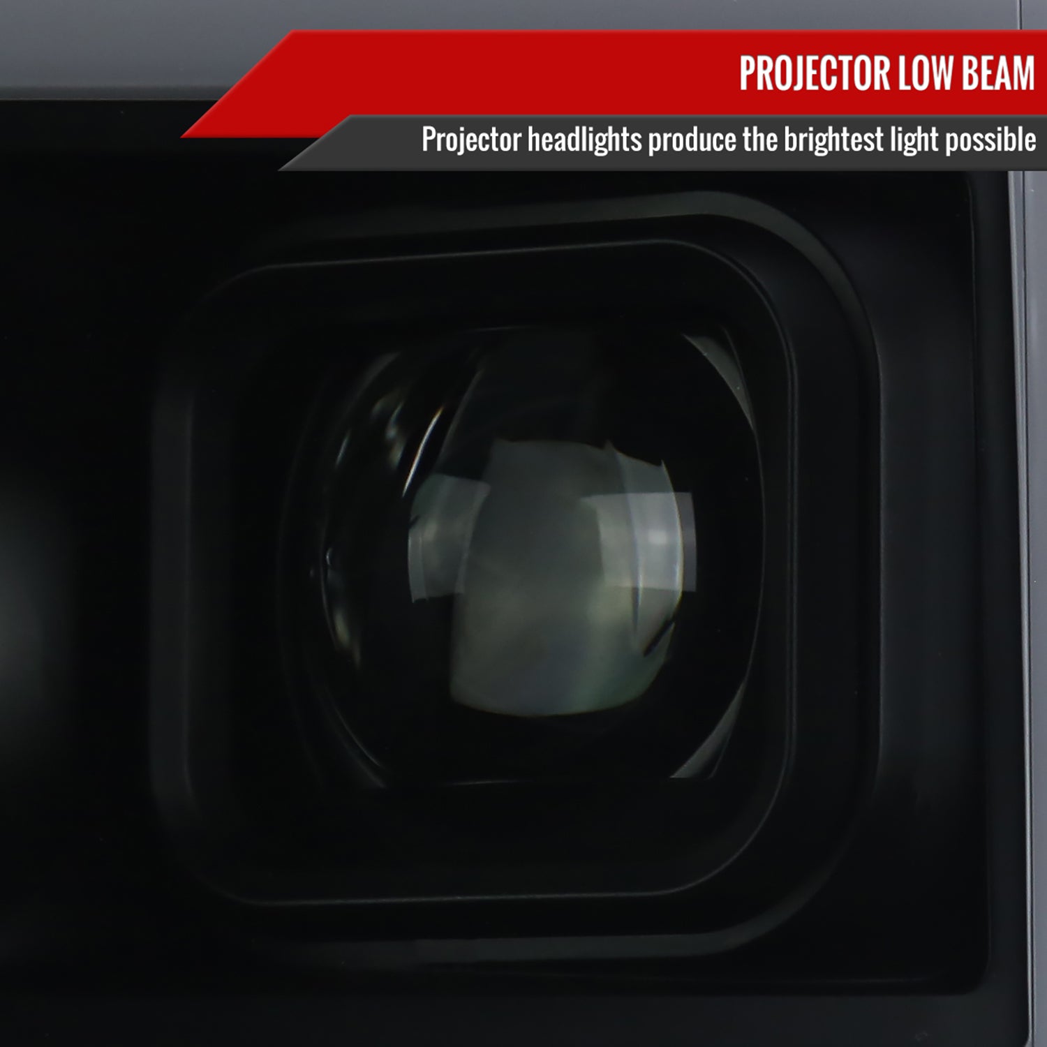 2017-2019 Ford F-250 F-350 F-450 F550 LED C-Bar Headlights Signal Glossy Black