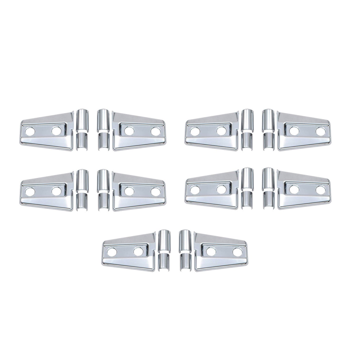 2007-2018 Jeep Wrangler Door Hinge Cover 10Pcs ABS Chrome Set