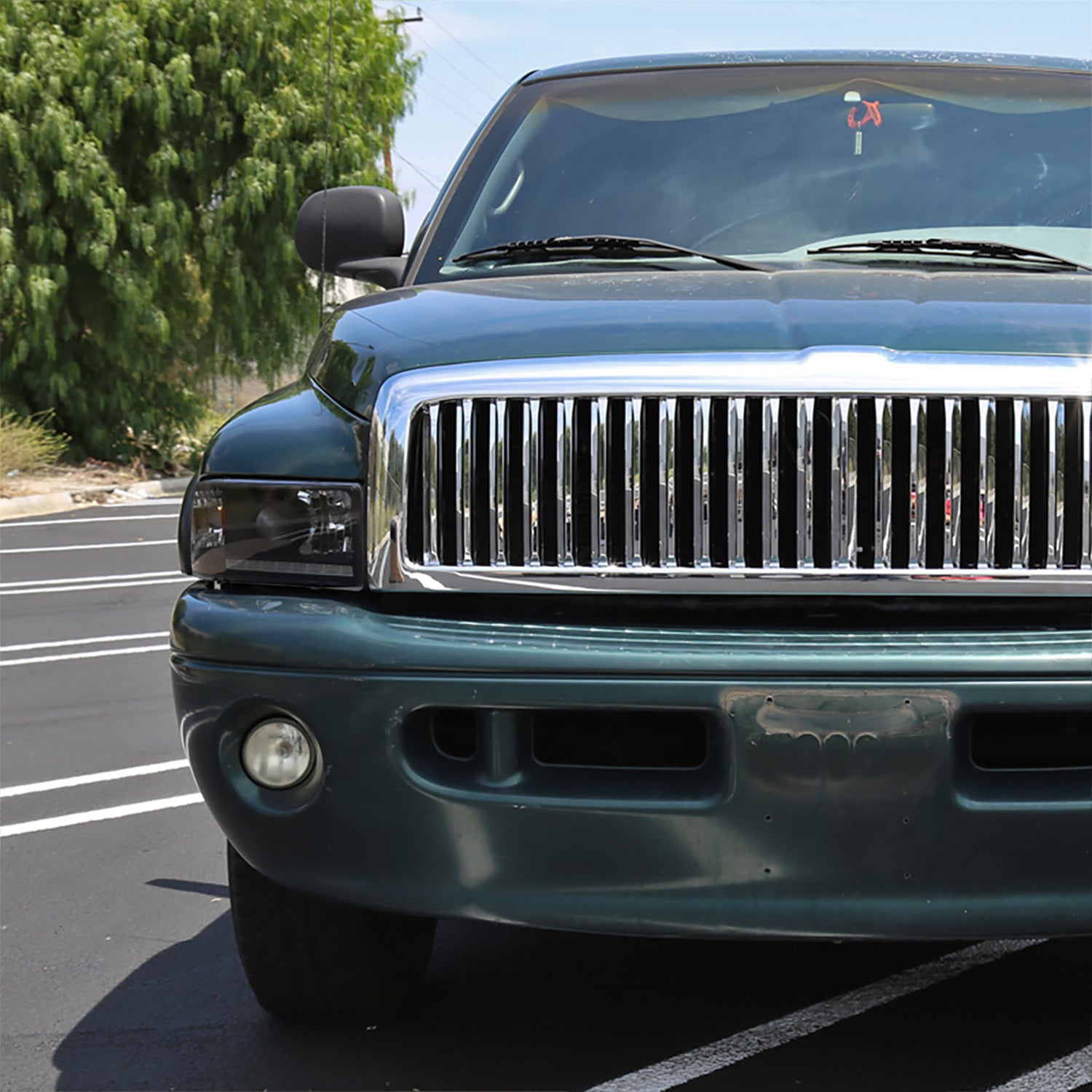 1994-2001 Dodge RAM 1500/ 94-2002 RAM 2500 3500 Projector Headlights Matte Black