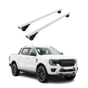 Roof Racks Cross Bars Luggage Carrier Durable for Ford Ranger 2024-2026 2x Gray