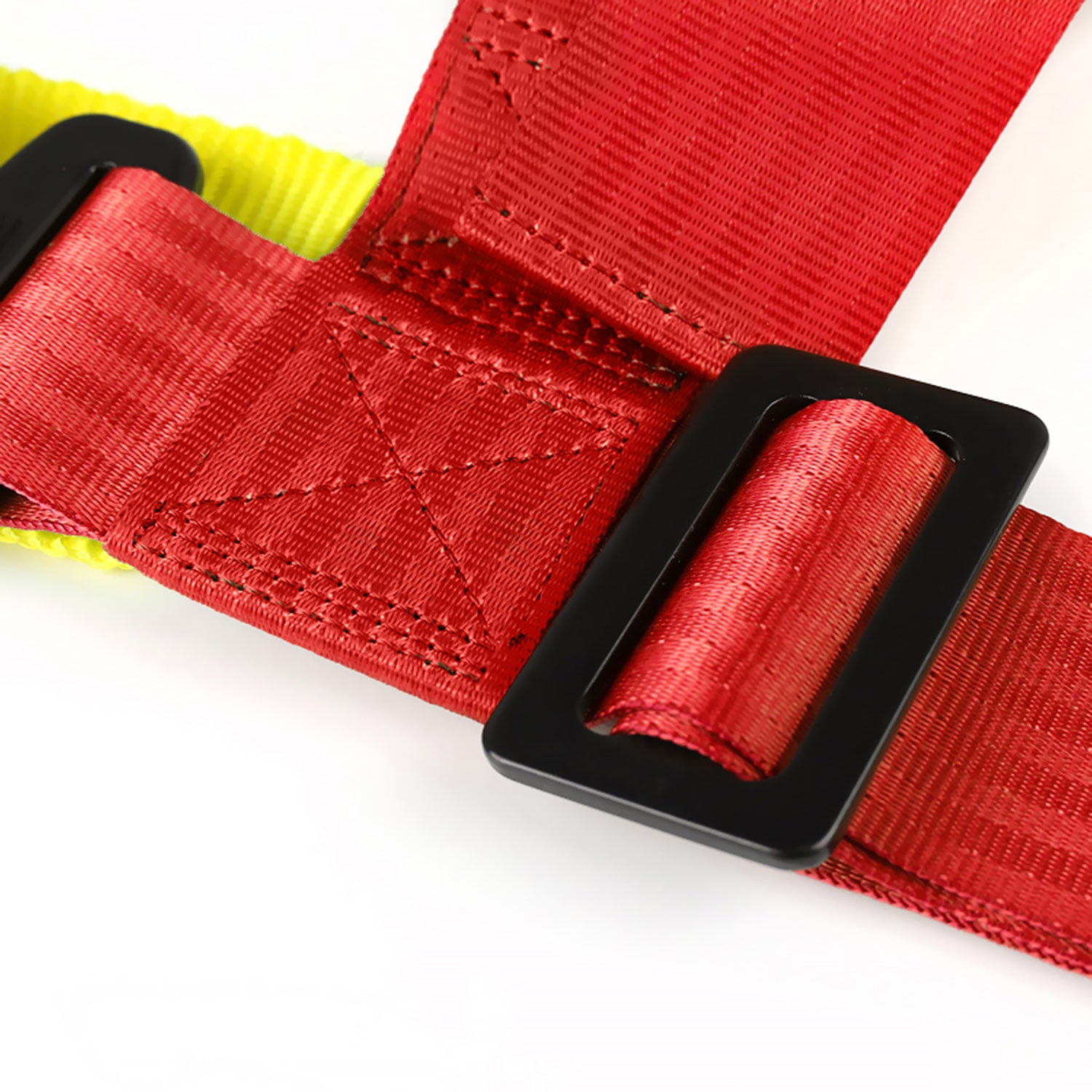 Universal Red 4 Point Racing Seat Belt Buckle Safety Harness