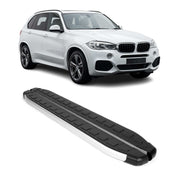2014-2018 BMW X5 F15-F85 Running Boards Side Steps Silver & Black