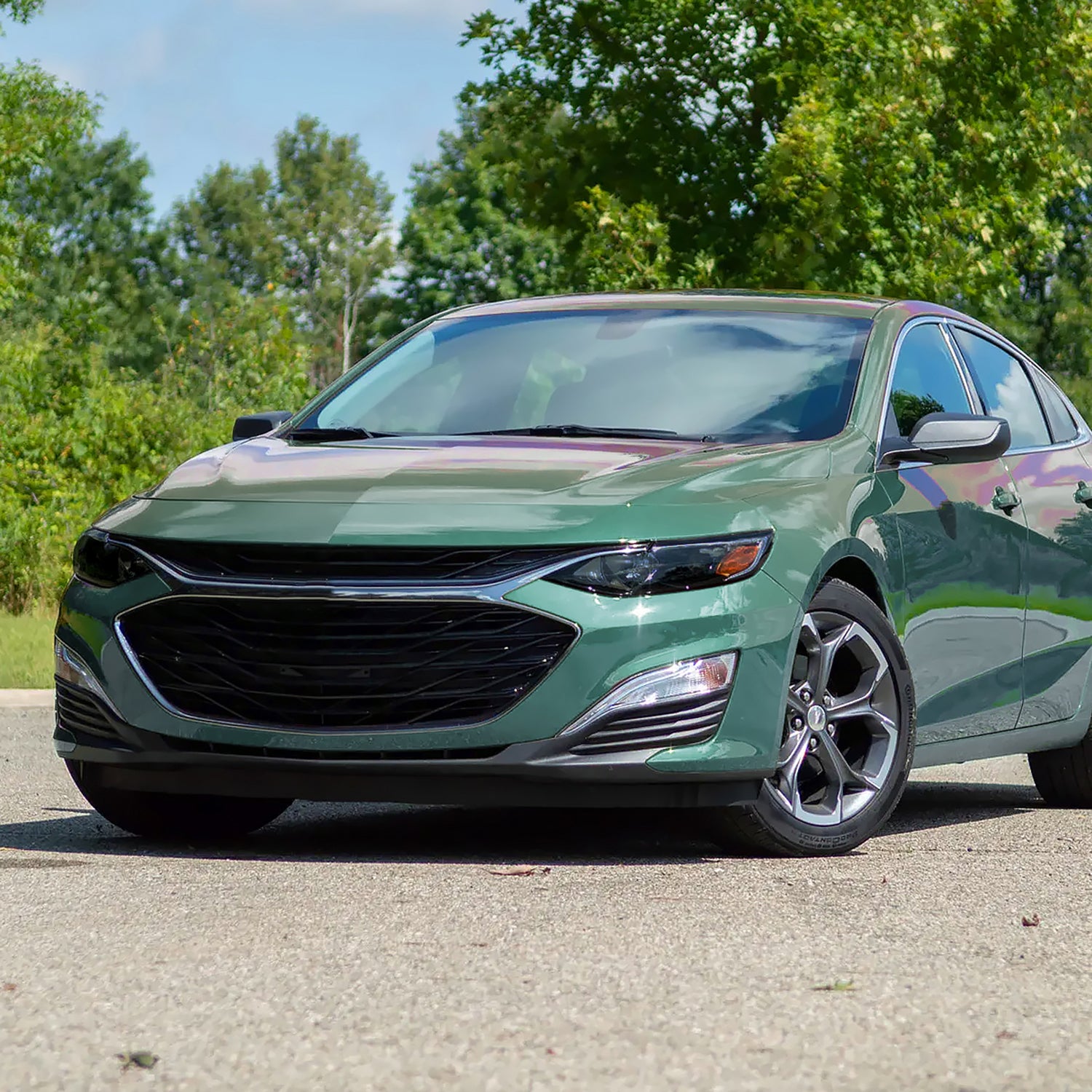 2019-2024 Chevy Malibu Factory Style Projector Headlight Matte Black/Smoke