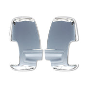 2015-2025 Ford Transit Side Mirror Cover Caps Stainless Steel Chrome Silver 2 Pcs