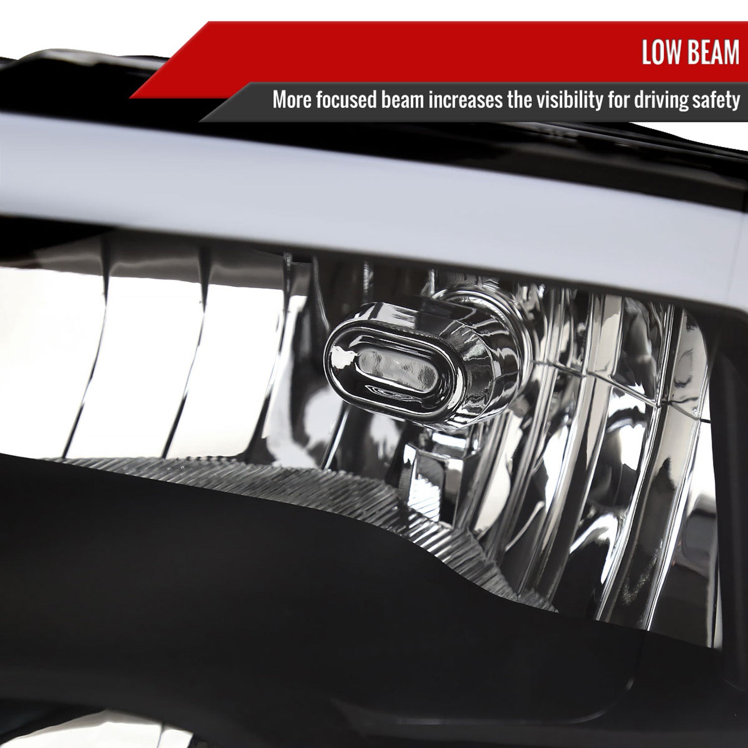 2009-2019 Dodge RAM 1500 2500 3500 LED Factory Headlights Amber Black