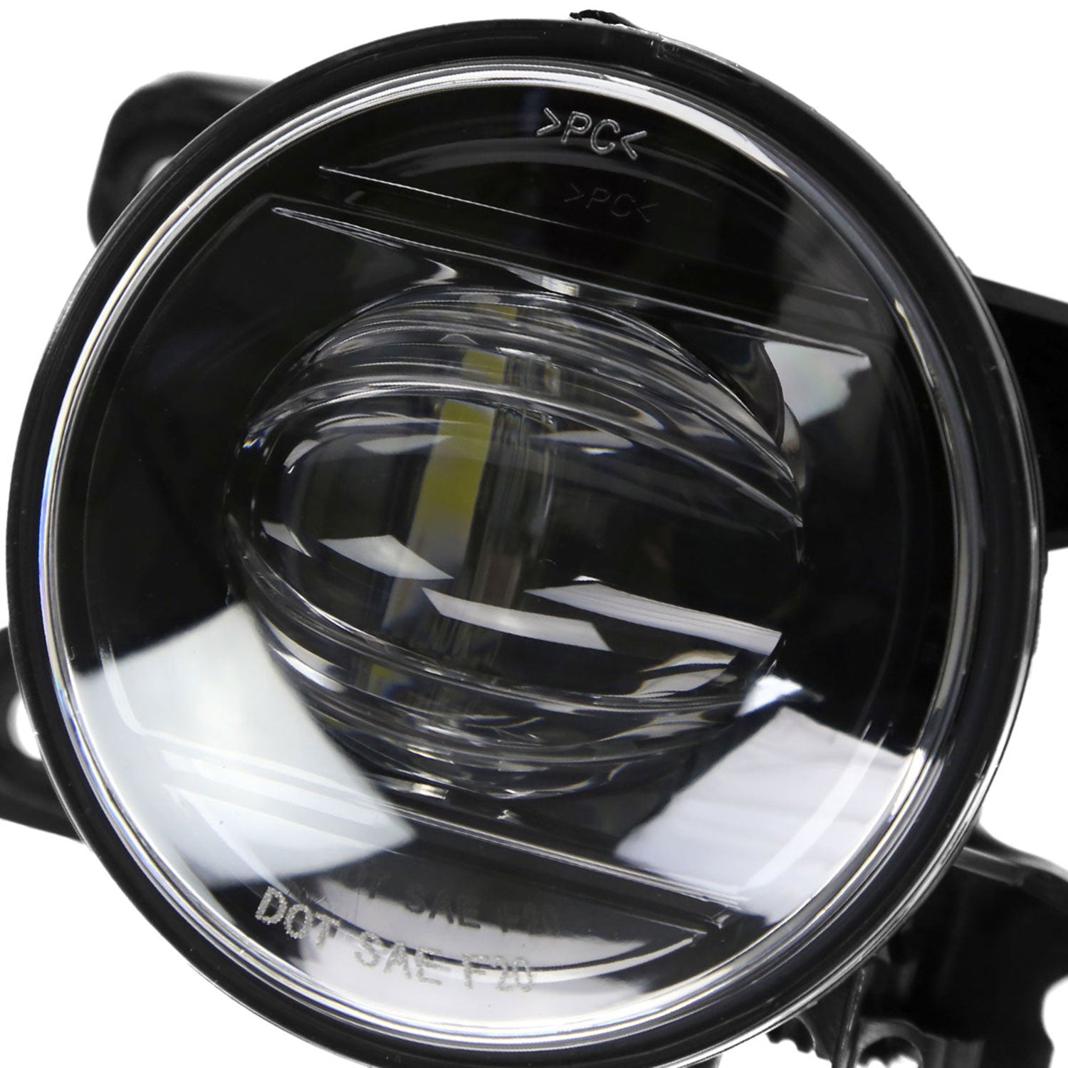 2021-2022 Honda Accord Sedan LED Fog Lights Kit Glossy Black/Clear Lens