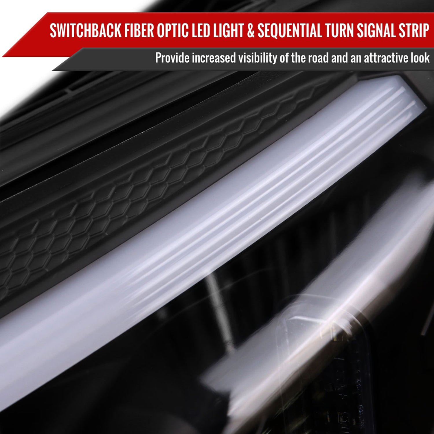 2015-2018 Mercedes-Benz C-Class W205 Full LED Headlights Signal Black