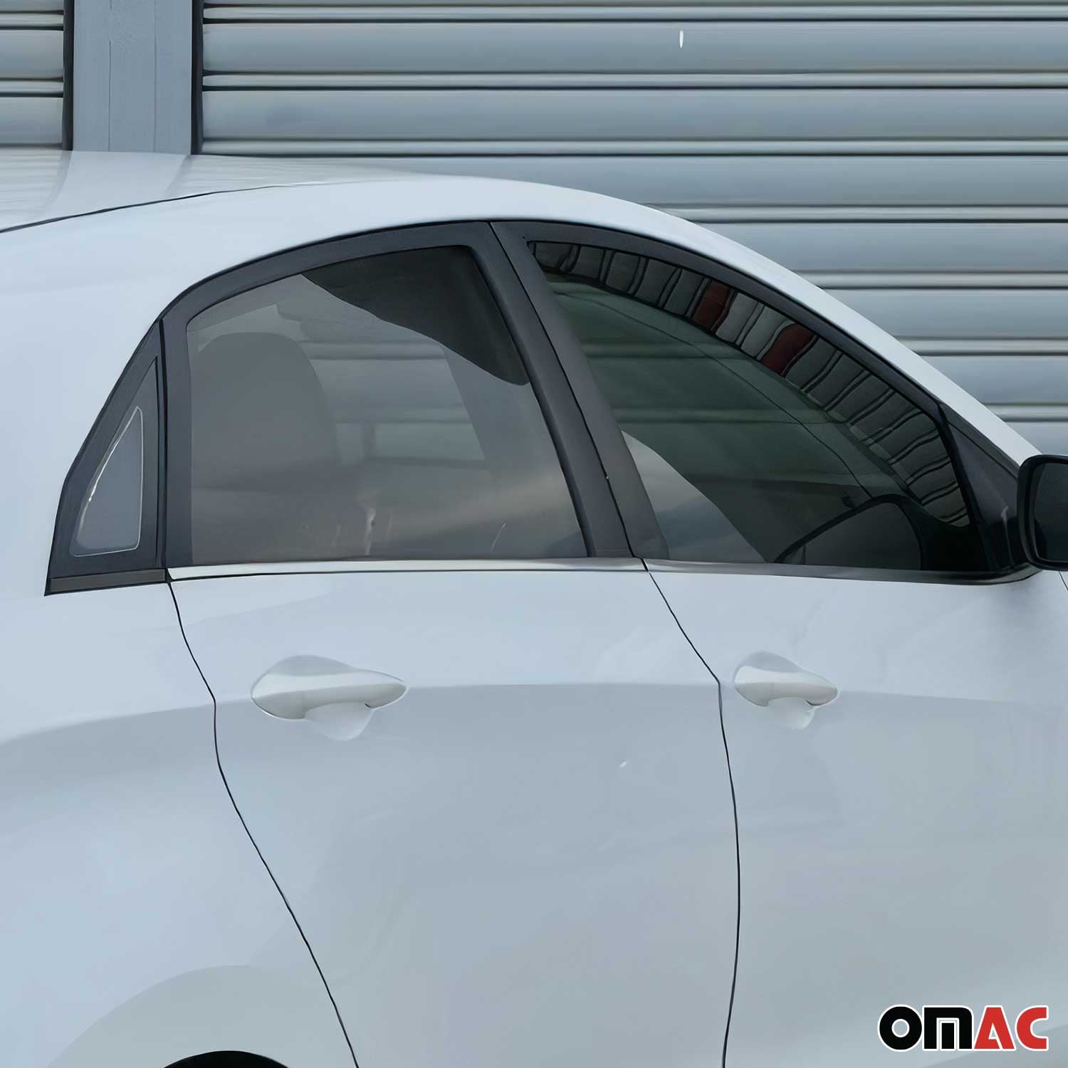 2009-2012 Hyundai Elantra Touring Window Molding Trim Streamer Stainless Steel Silver 4 Pcs