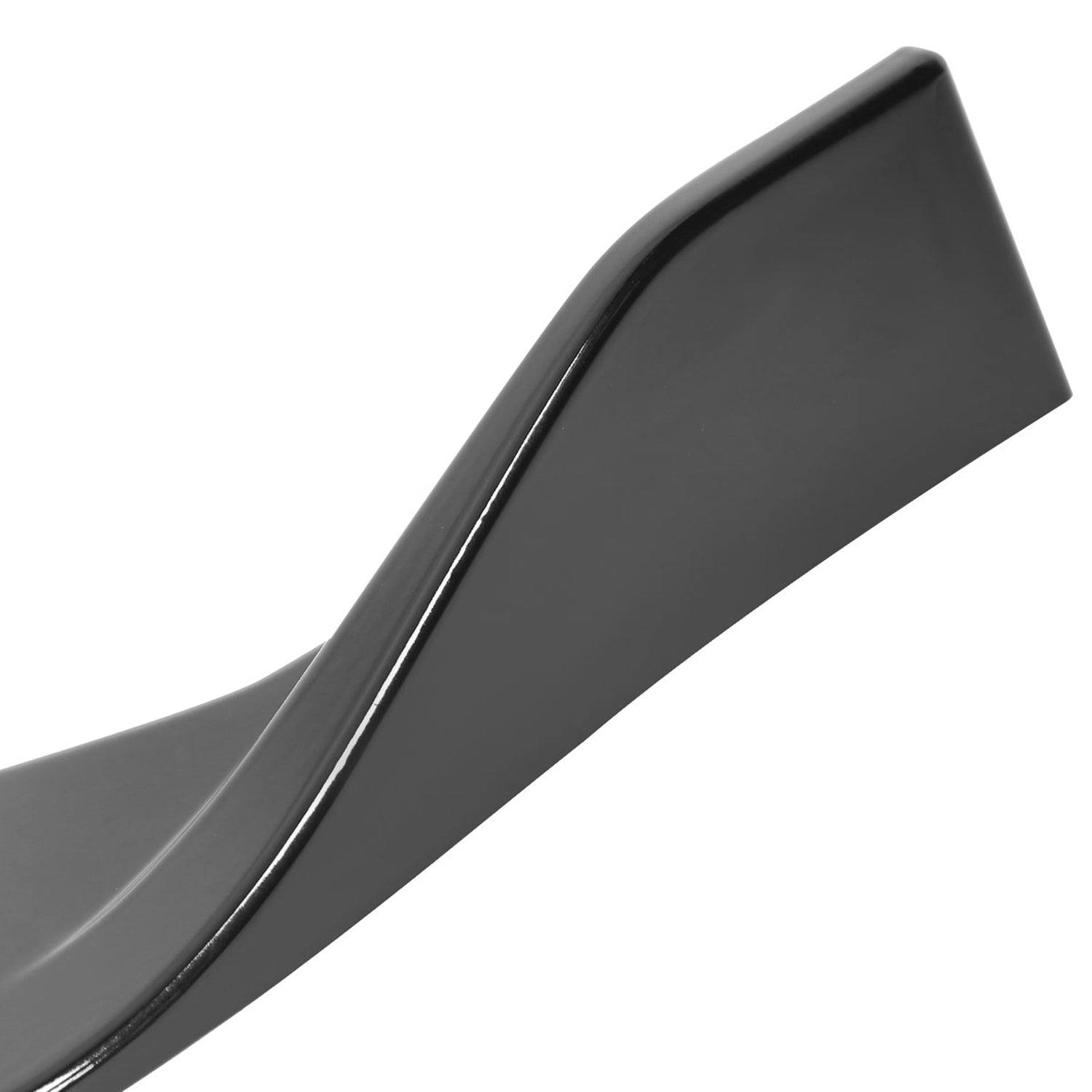 2016-2019 Nissan Sentra Glossy Black Polypropylene 3Pcs Bumper Lip