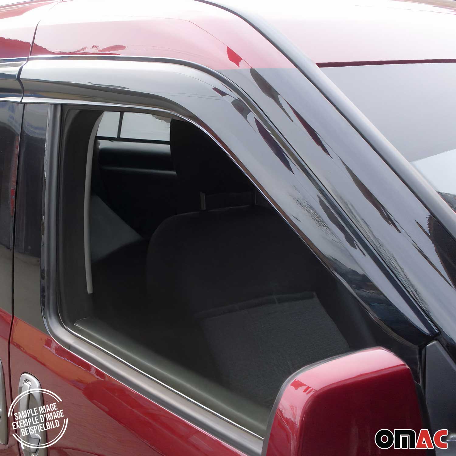 2015-2022 RAM ProMaster City Window Visor Vent Rain Deflector 4Pcs Smoke