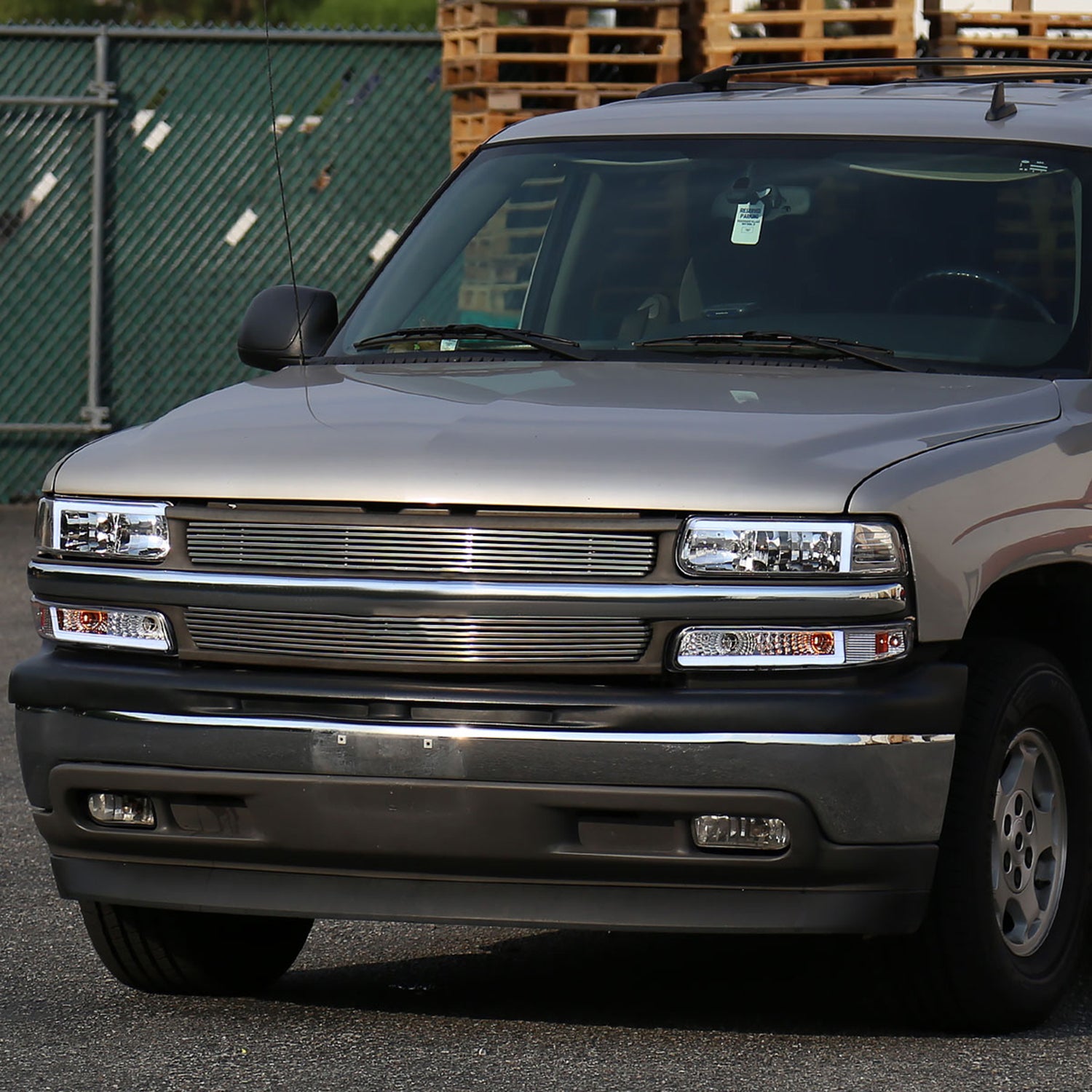 1999-2002 Chevy Silverado 1500 2500 /Tahoe Suburban LED Headlights Chrome