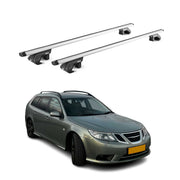2005-2011 Saab 45725 Sport Combi Roof Rack Cross Bars Luggage Carrier 2 Pcs