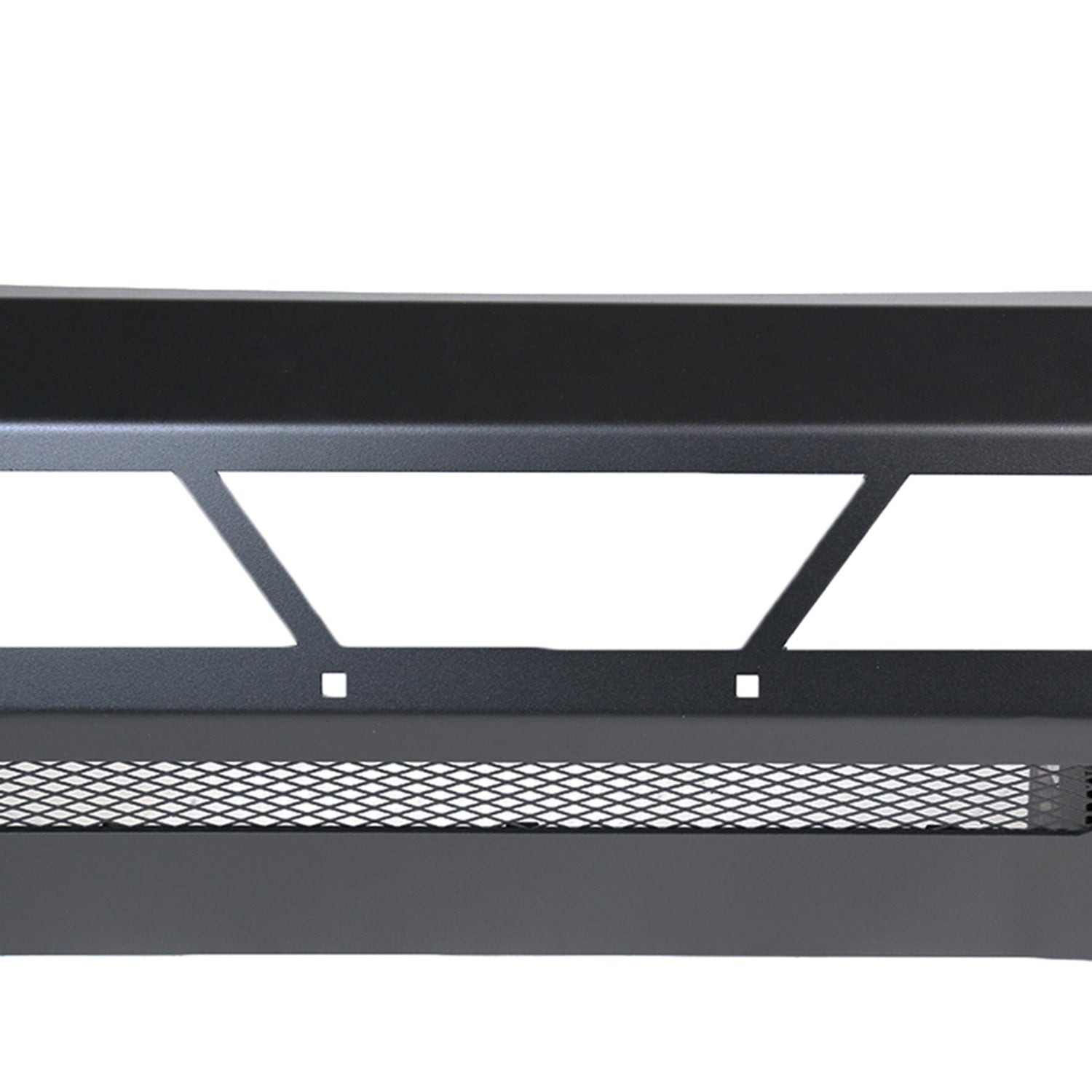 2009-2014 Ford F-150 Black Heavy Duty Steel Front Bumper & LED Light Ports
