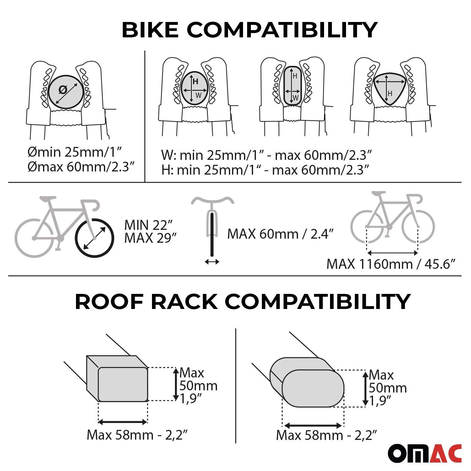 Bike Carrier Rack Hitch Roof Mount Aluminum One Bicycle Exterior Accessory