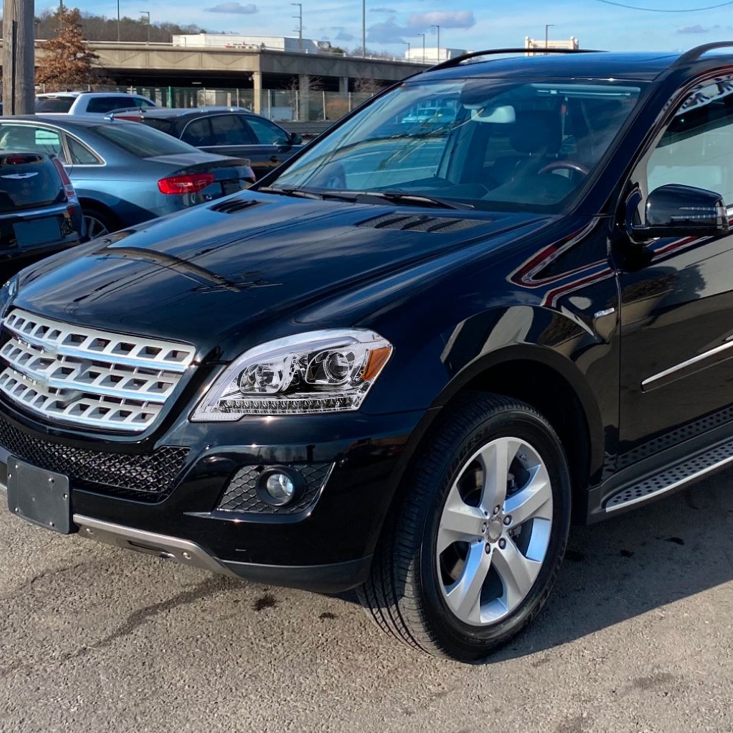 2009-2011 Mercedes Benz W164 ML-Class LED Sequetial Signal Headlights Chrome