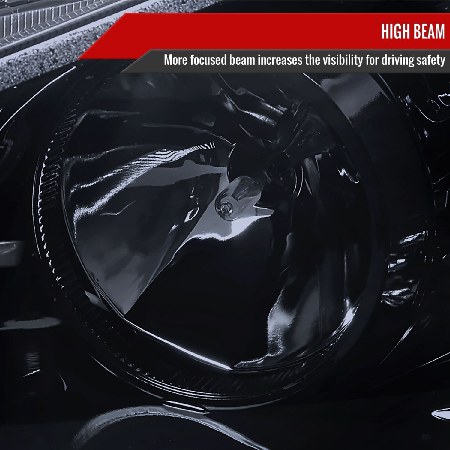 2011-2014 Hyundai Sonata Projector Headlights SMD LED Light Strip Black/Smoke