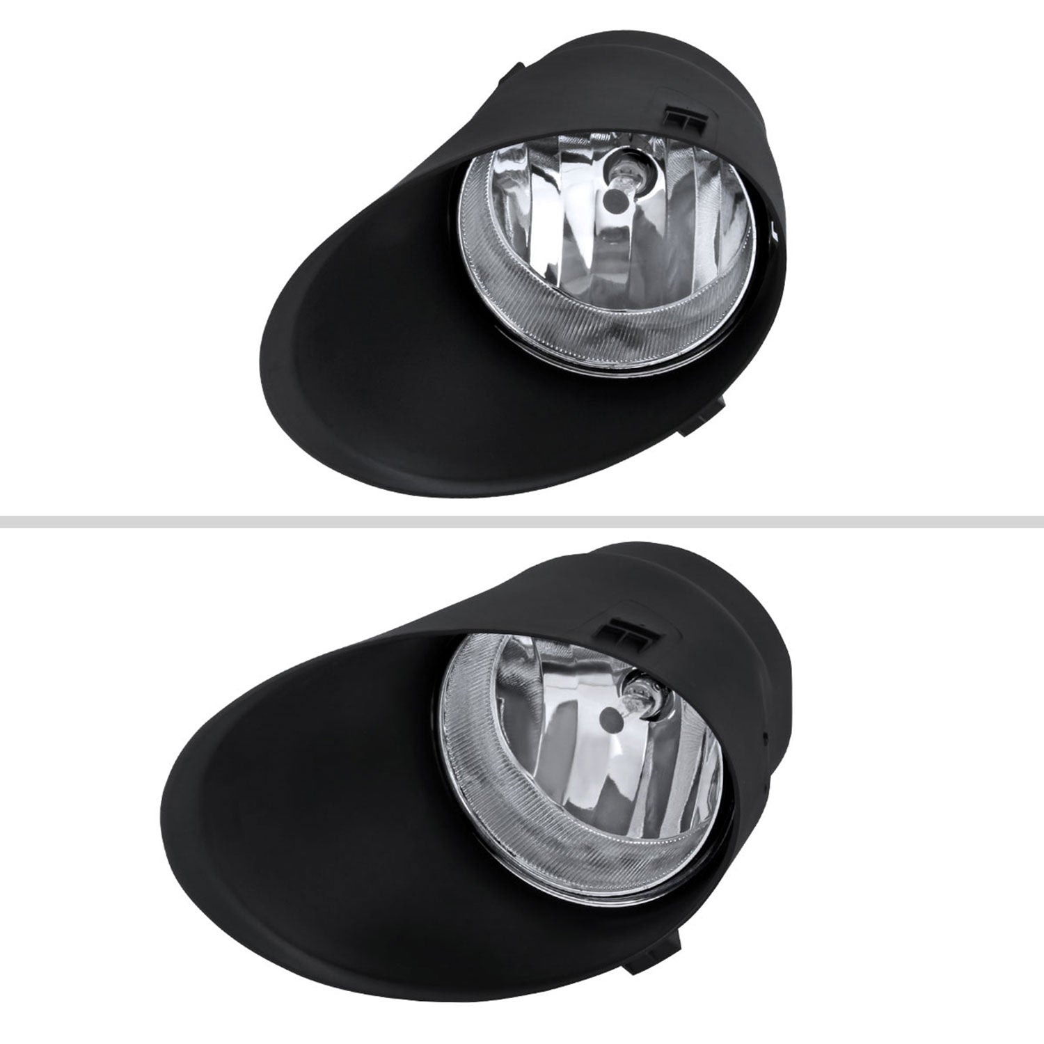 2007-2013 Toyota Tundra/Sequoia H10 Fog Lights Kit Chrome Housing/Clear Lens