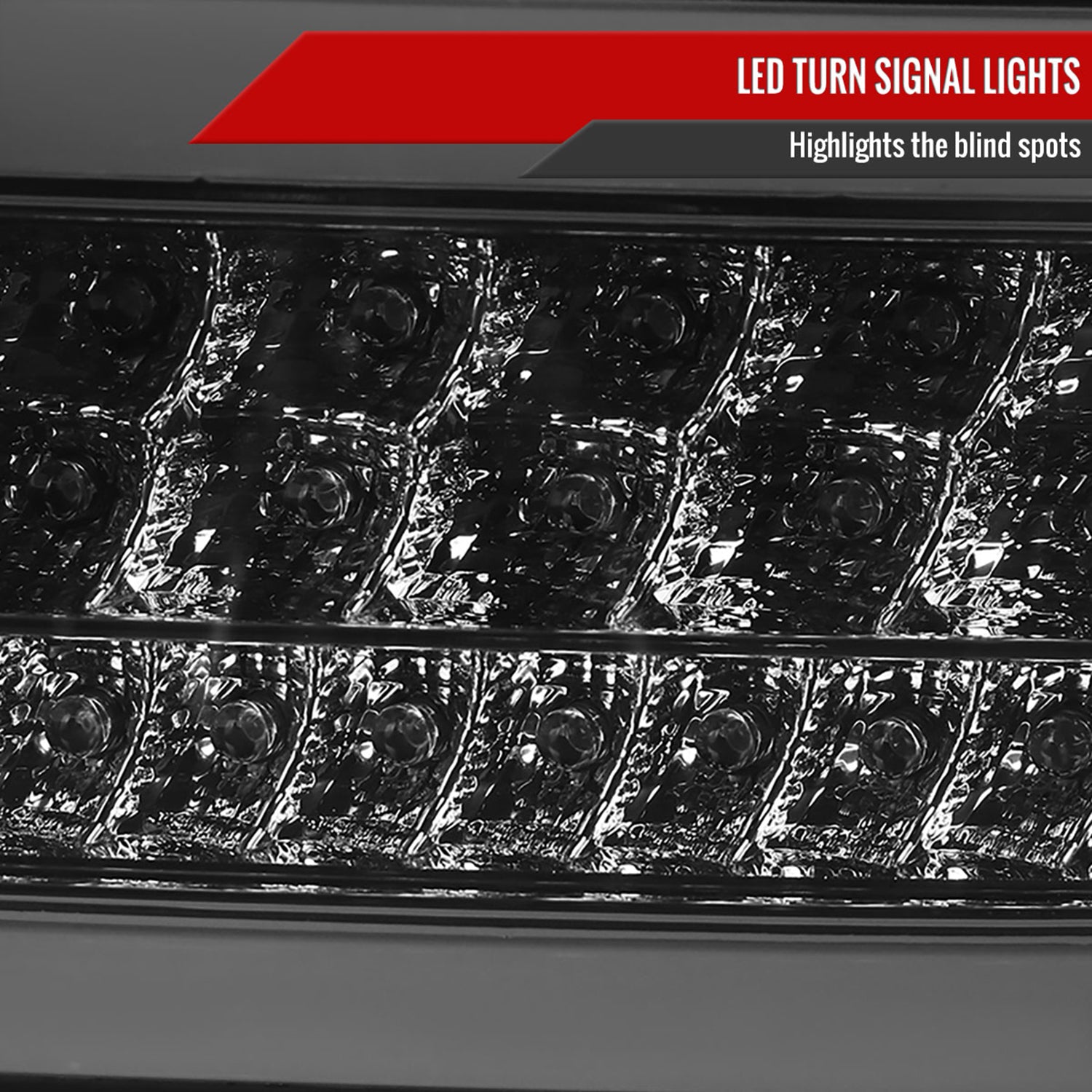 2006-2011 Mercedes Benz W164 ML Class LED Tail Lights Chrome/Smoke Lens