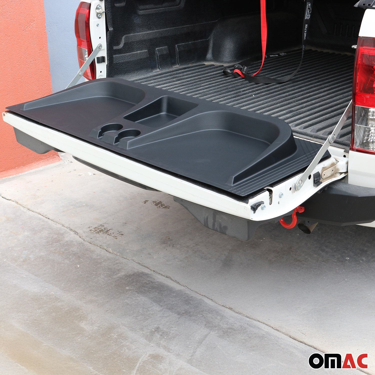 Tailgate Seat for trucks Pickup Tailgate Seat Chair ABS Plastic Universal 1x