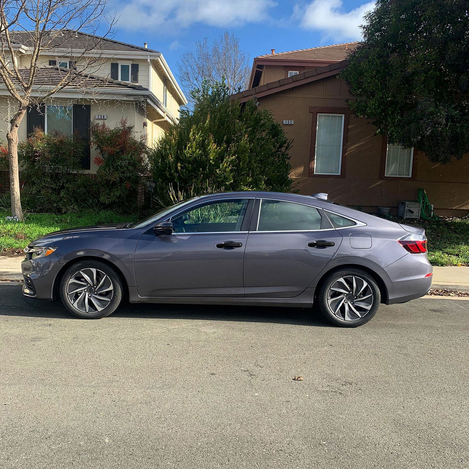 2019-2022 Honda Insight Door Handle Cover Gloss Black 8Pcs ABS Plastic