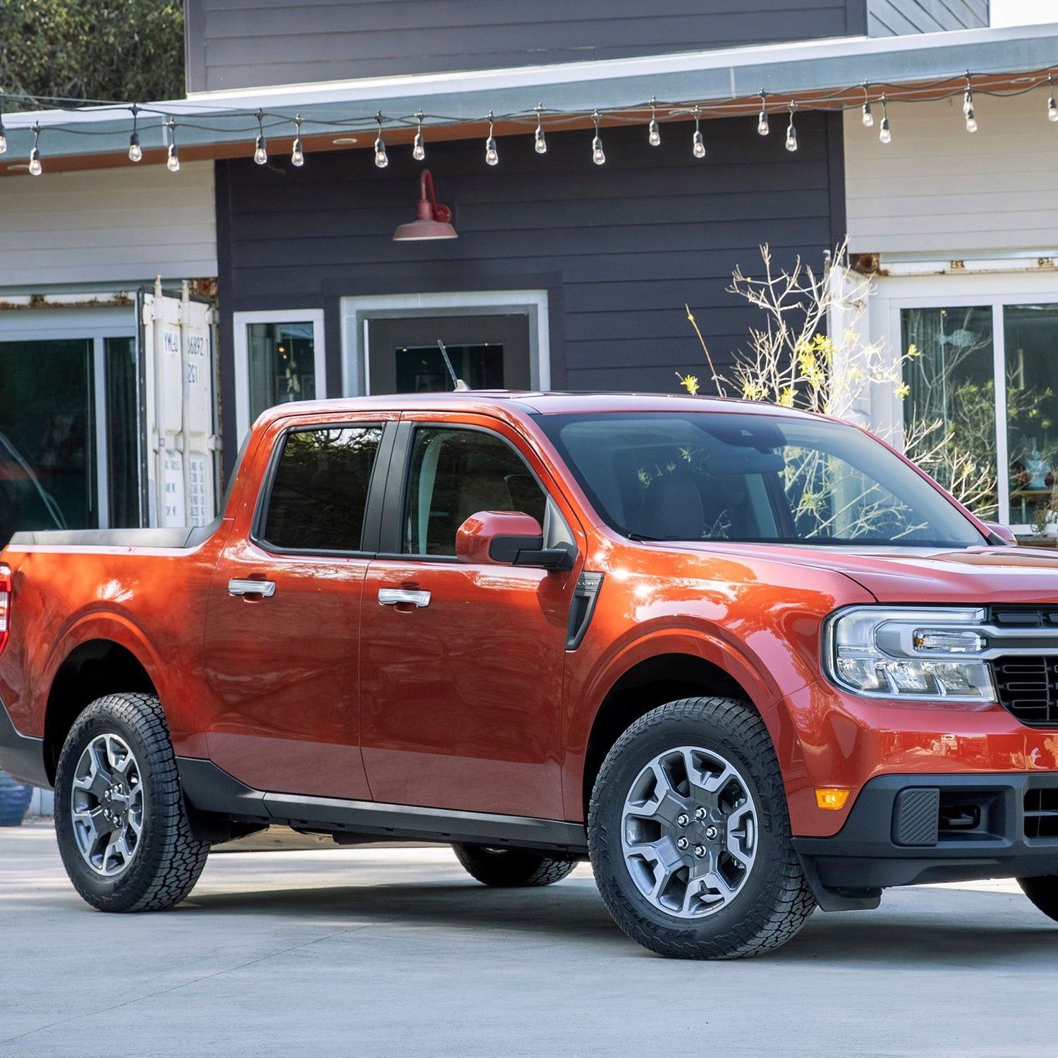 2022-2025 Ford Maverick Door Handle Cover Chrome 4Pcs ABS Plastic