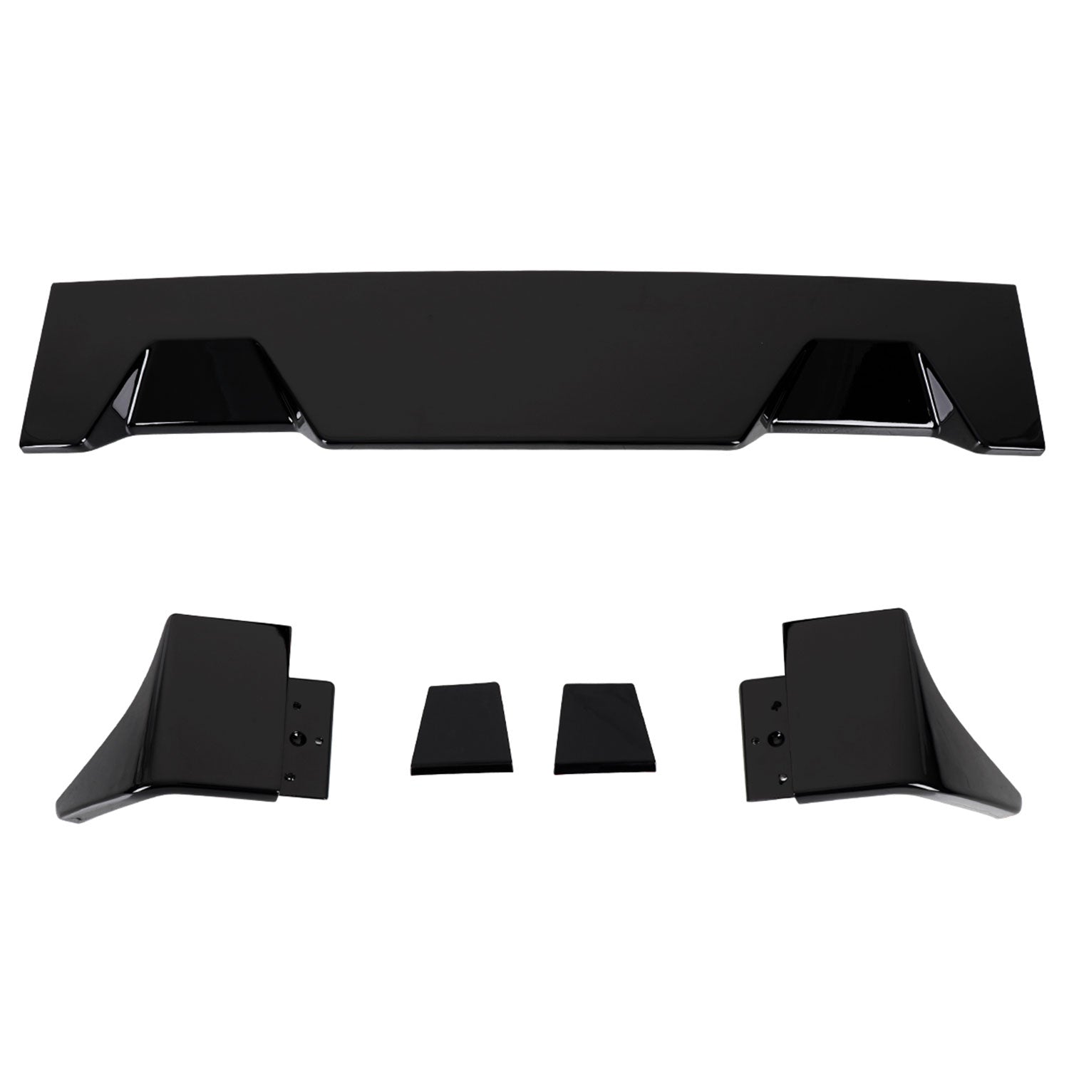 2014-2021 Toyota Tundra Rear Roof Glossy Black Truck Spoiler Wing Kit