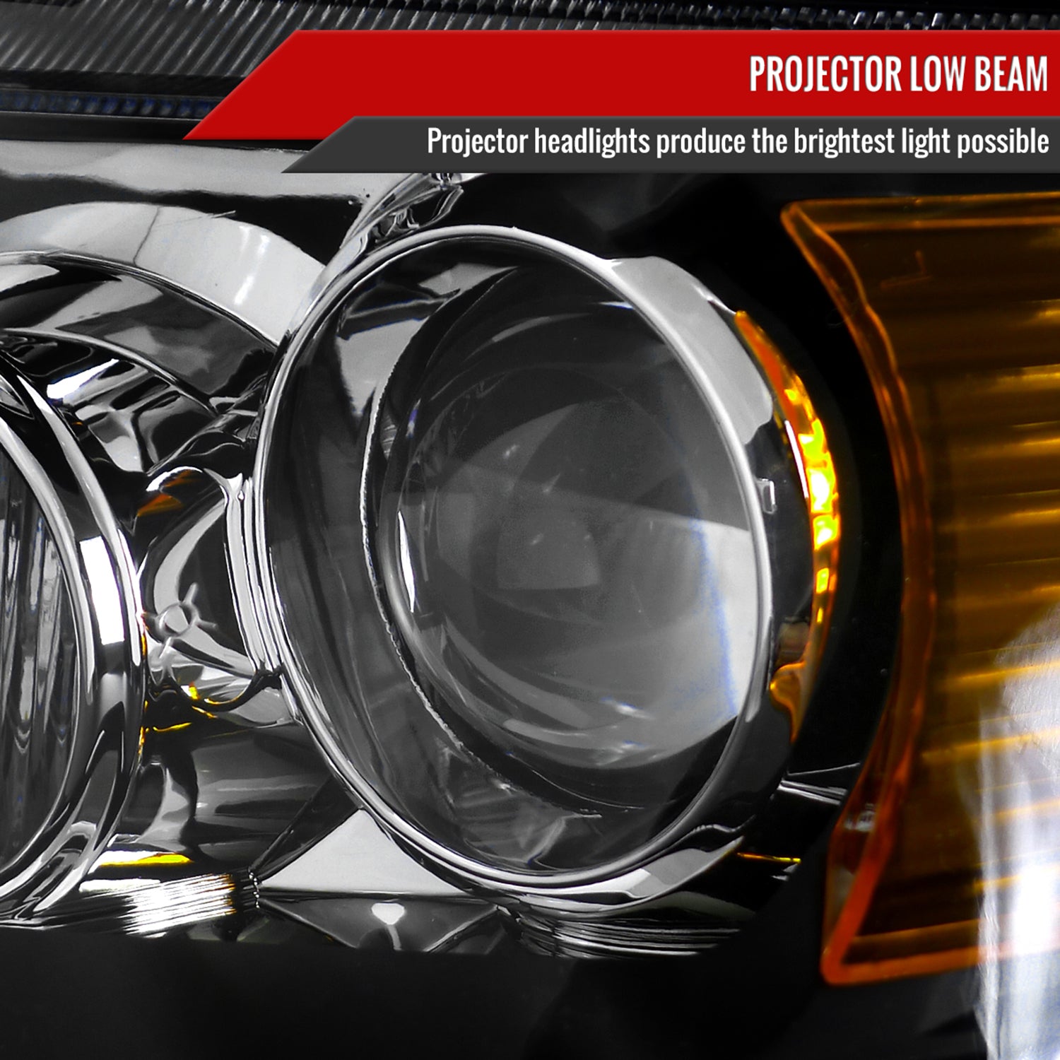 2004-2005 Acura TSX Projector Headlights Matte Black Housing/Clear Lens