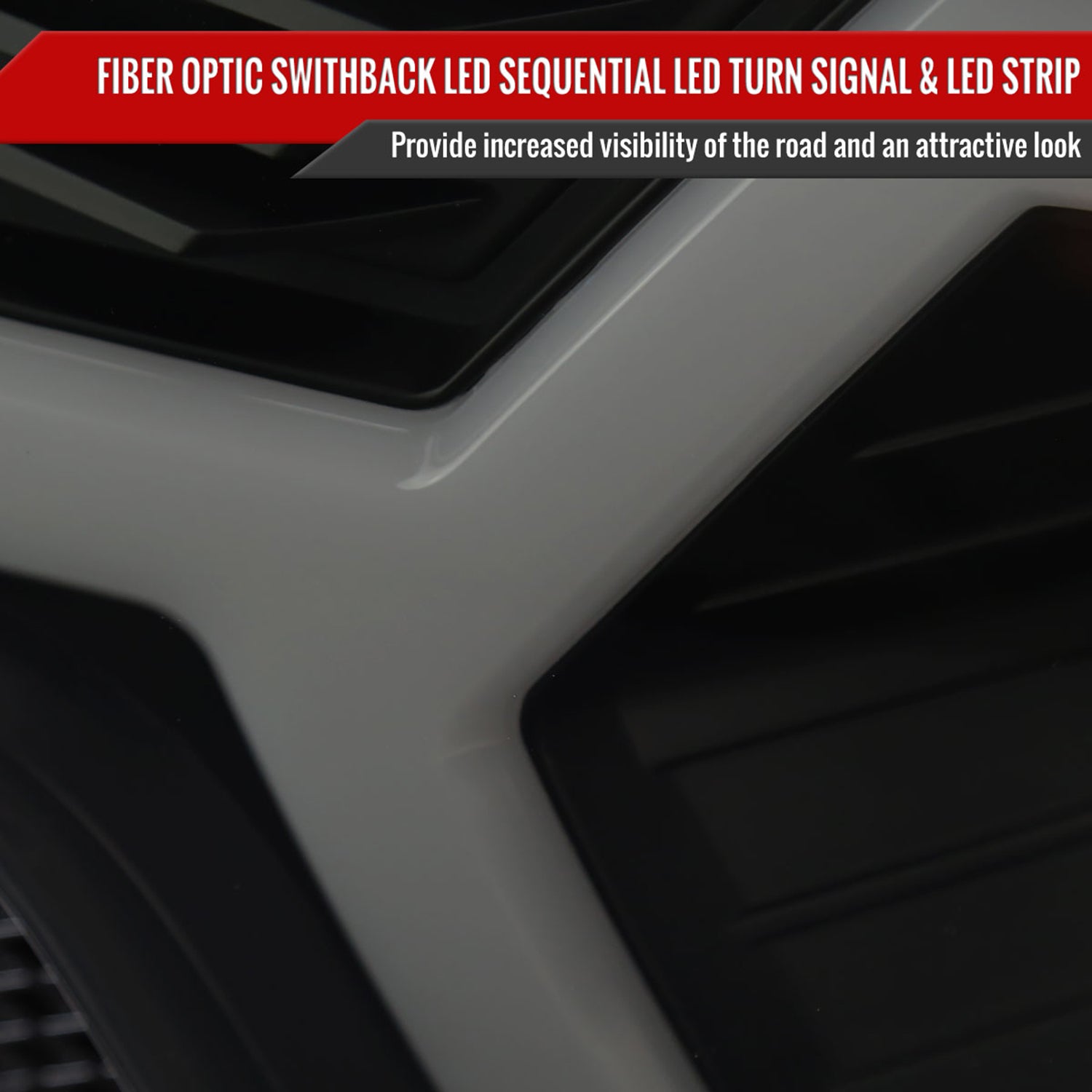 2012-2015 Toyota Tacoma Sequential LED Bar Projector Headlights Matt Smoke