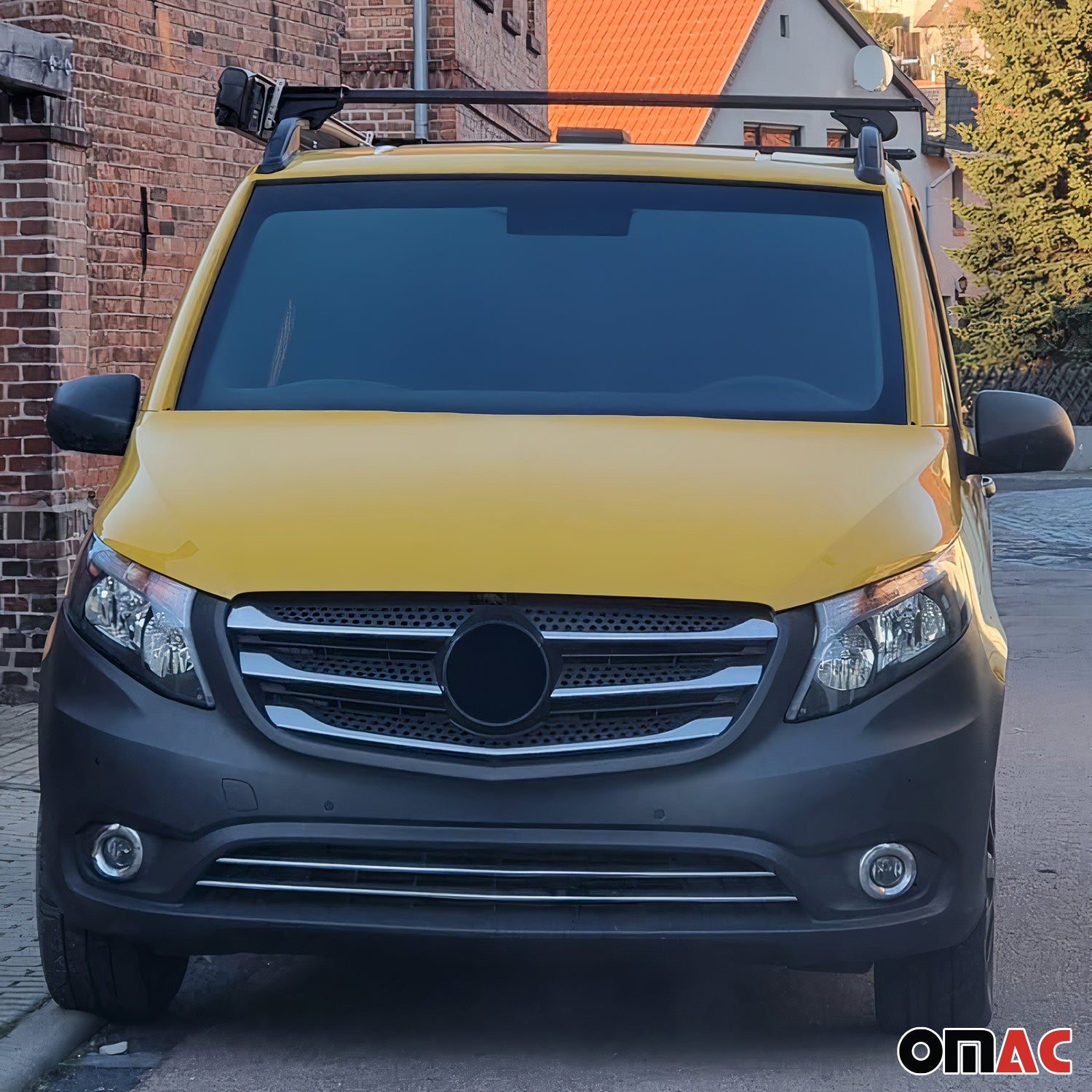 2016-2020 Mercedes Metris Front Bumper Grill Trim Molding Stainless Steel 5x