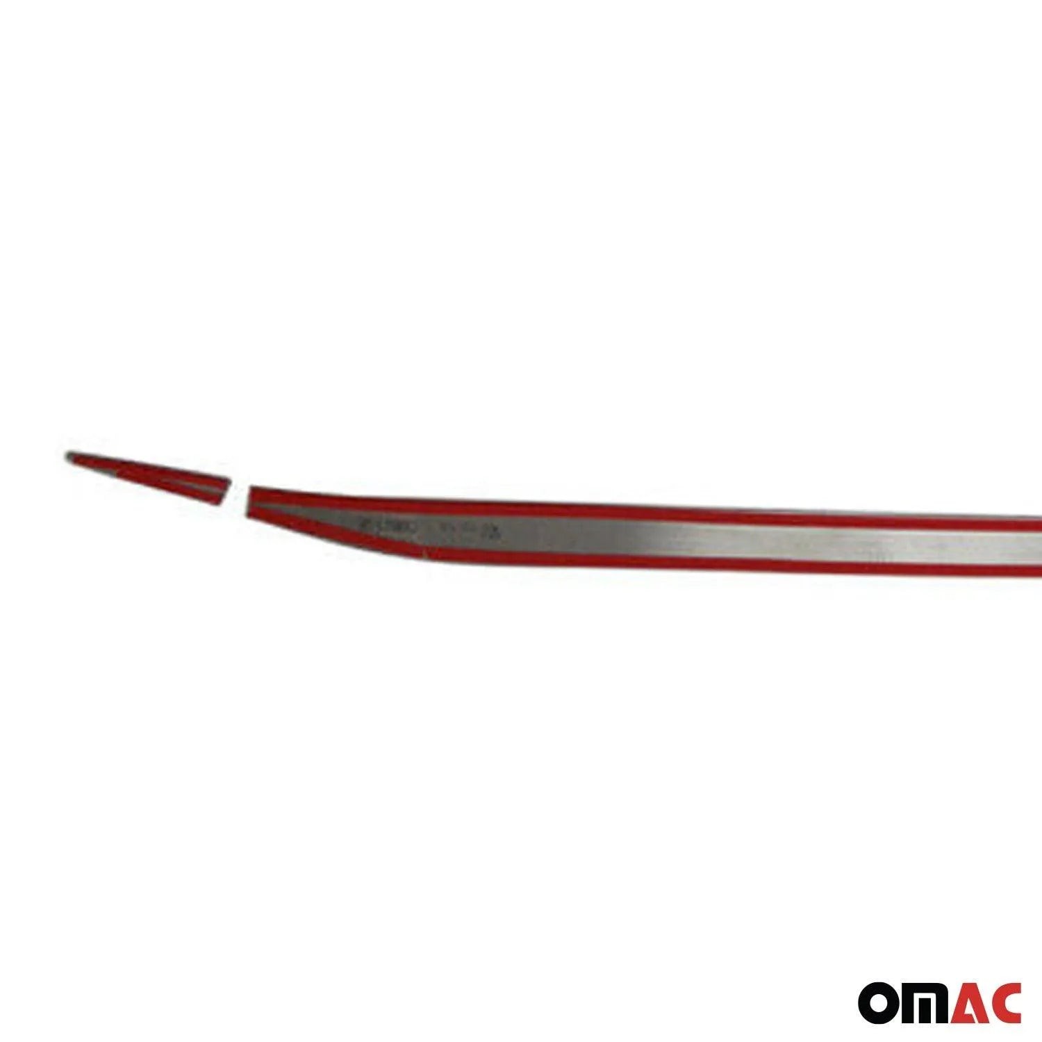 2019-2024 Jeep Renegade Rear Trunk Lid Molding Trim Steel Silver 3 Pcs