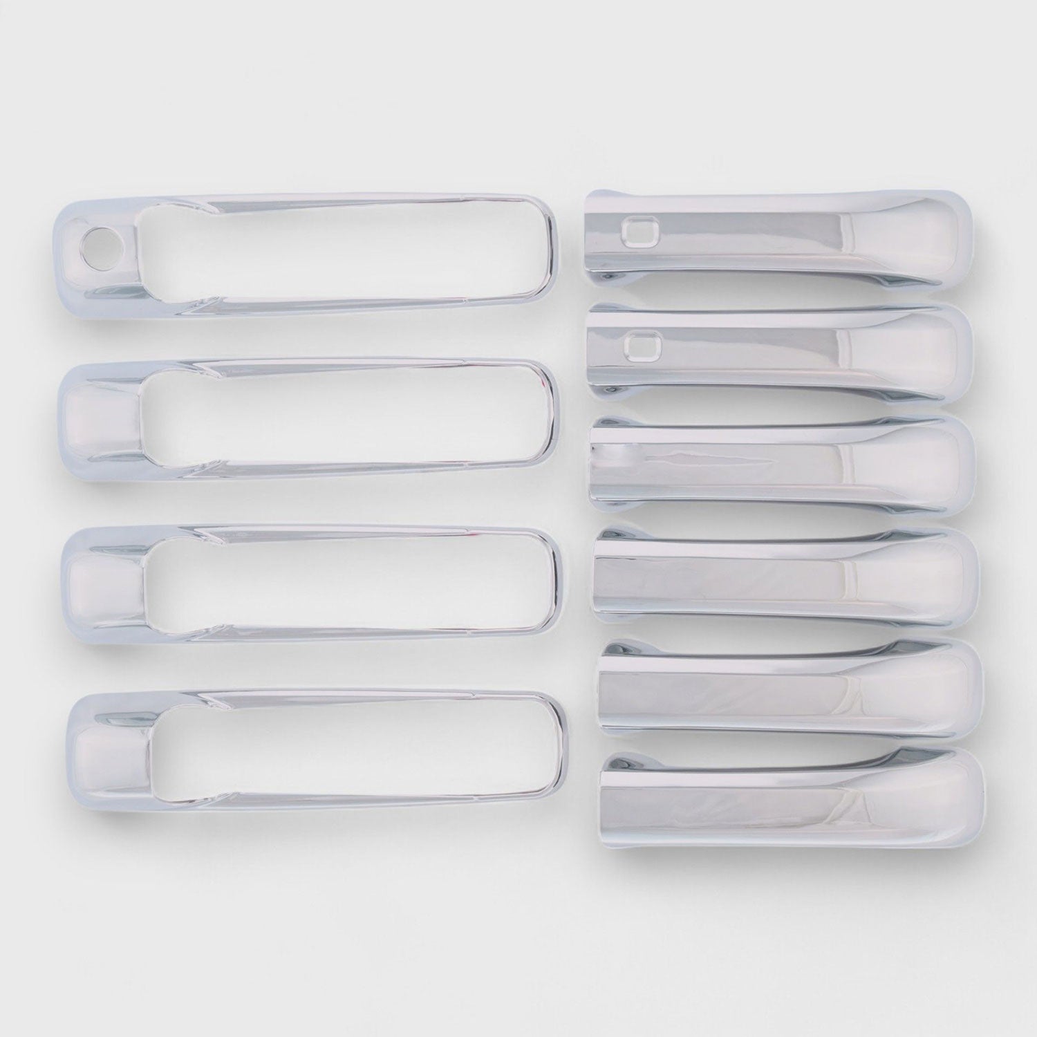 2013-2018 RAM RAM 1500/2500/3500 Door Handle Cover Chrome 10Pcs ABS Plastic