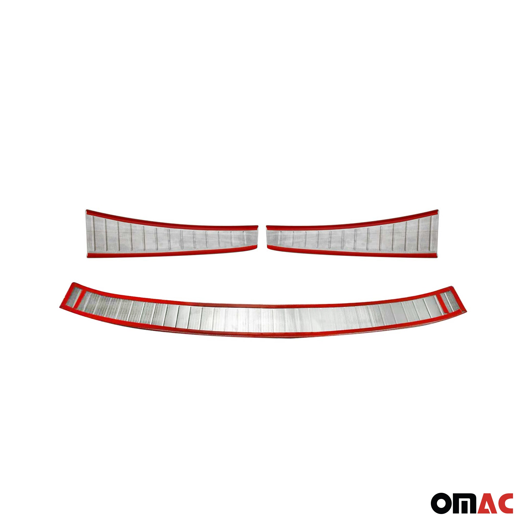 Rear Bumper Guard & Trunk Sill Cover Set for Ford Escape 2017-19 FL Gloss 3Pcs