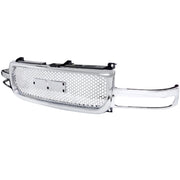 1999-2002 GMC Sierra 1500 2500LD/ 2000-2006 Yukon + XL Chrome Mesh Grille