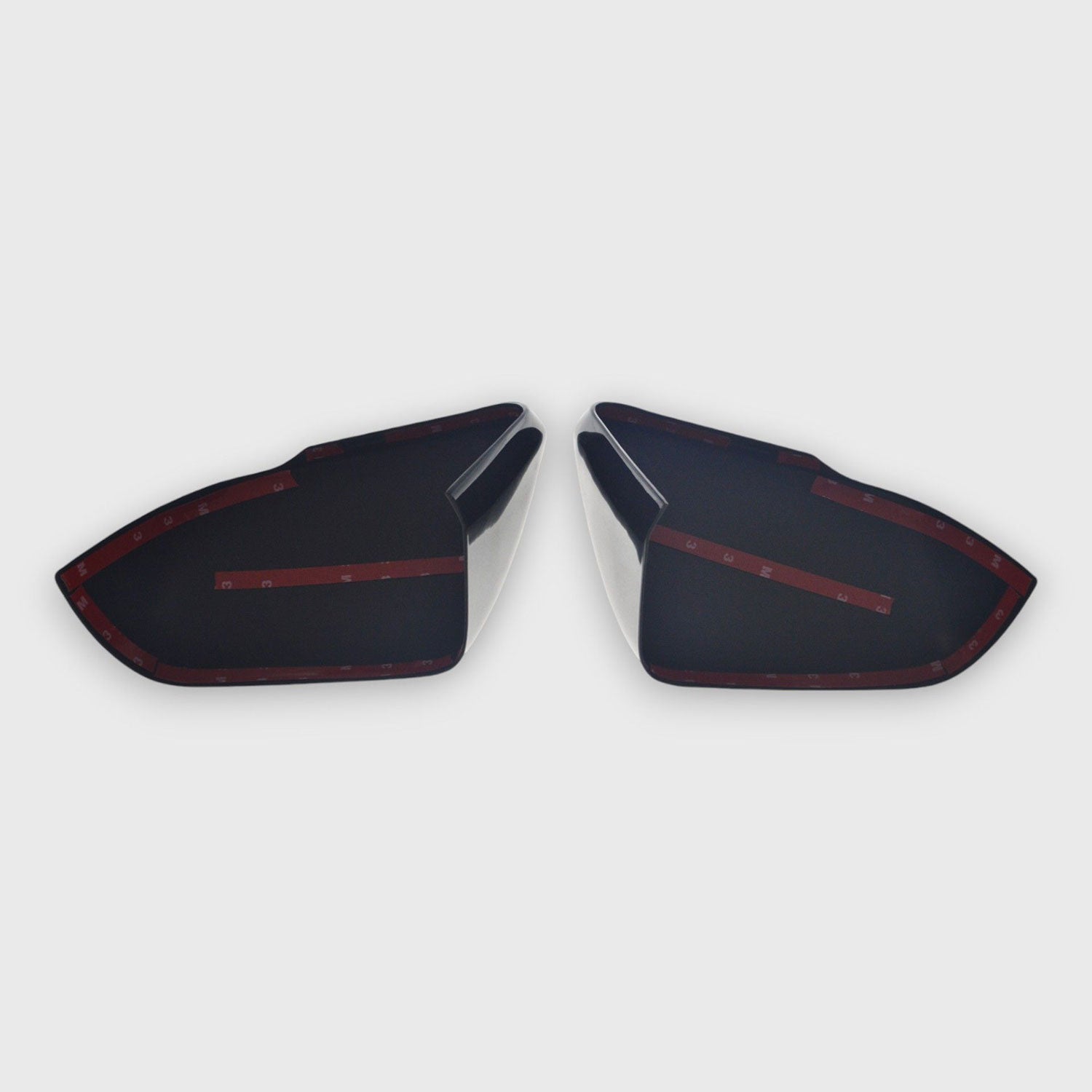 2015-2024 Ford Mustang Mirror Cover Caps Gloss Black 2Pcs ABS Plastic