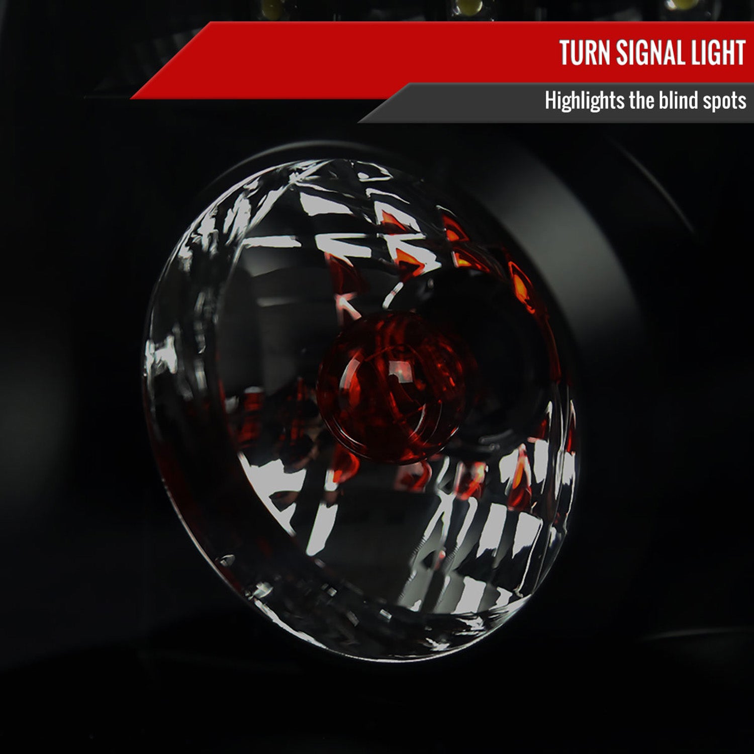 2002-2006 Cadillac Escalade Dual Halo Projector Headlights SMD LED Light Smoke