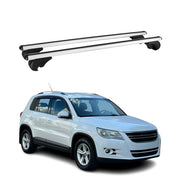 2009-2011 VW Tiguan Roof Rack Cross Bars Silver