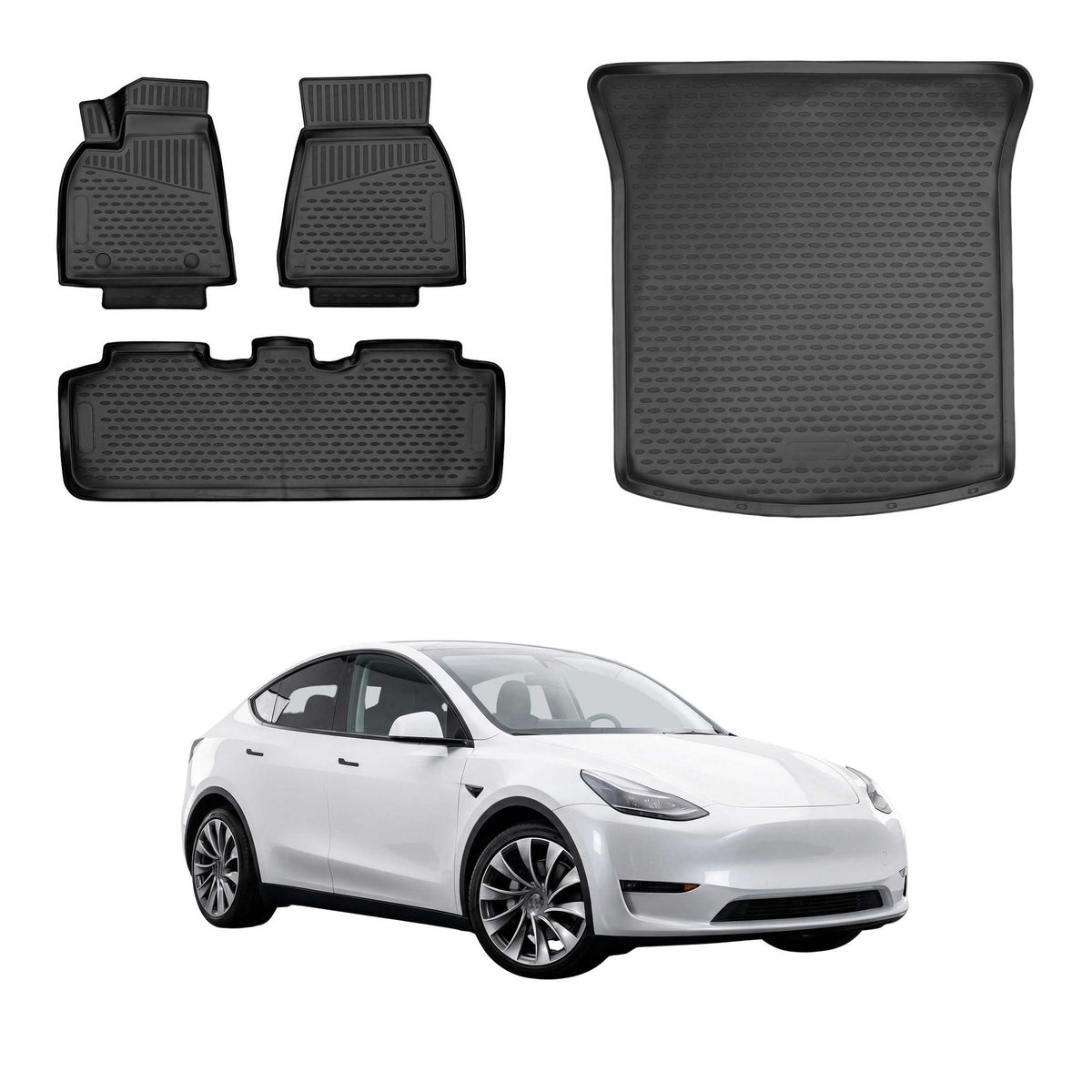OMAC Floor Mats & Cargo Liners for Tesla Model Y 2020-2026