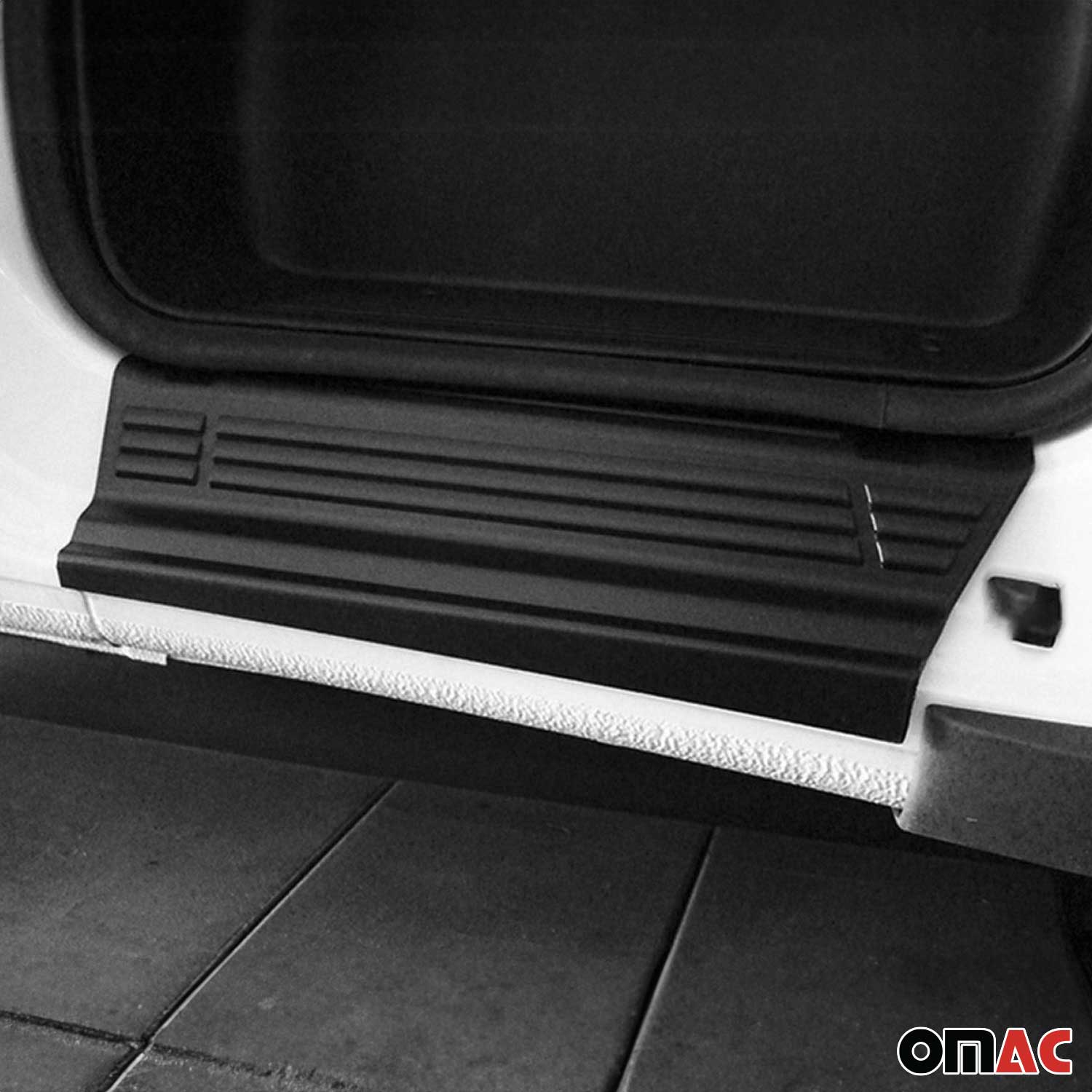 2014-2025 RAM ProMaster Door Sill Scuff Plate Scratch Protector Black 2 Pcs