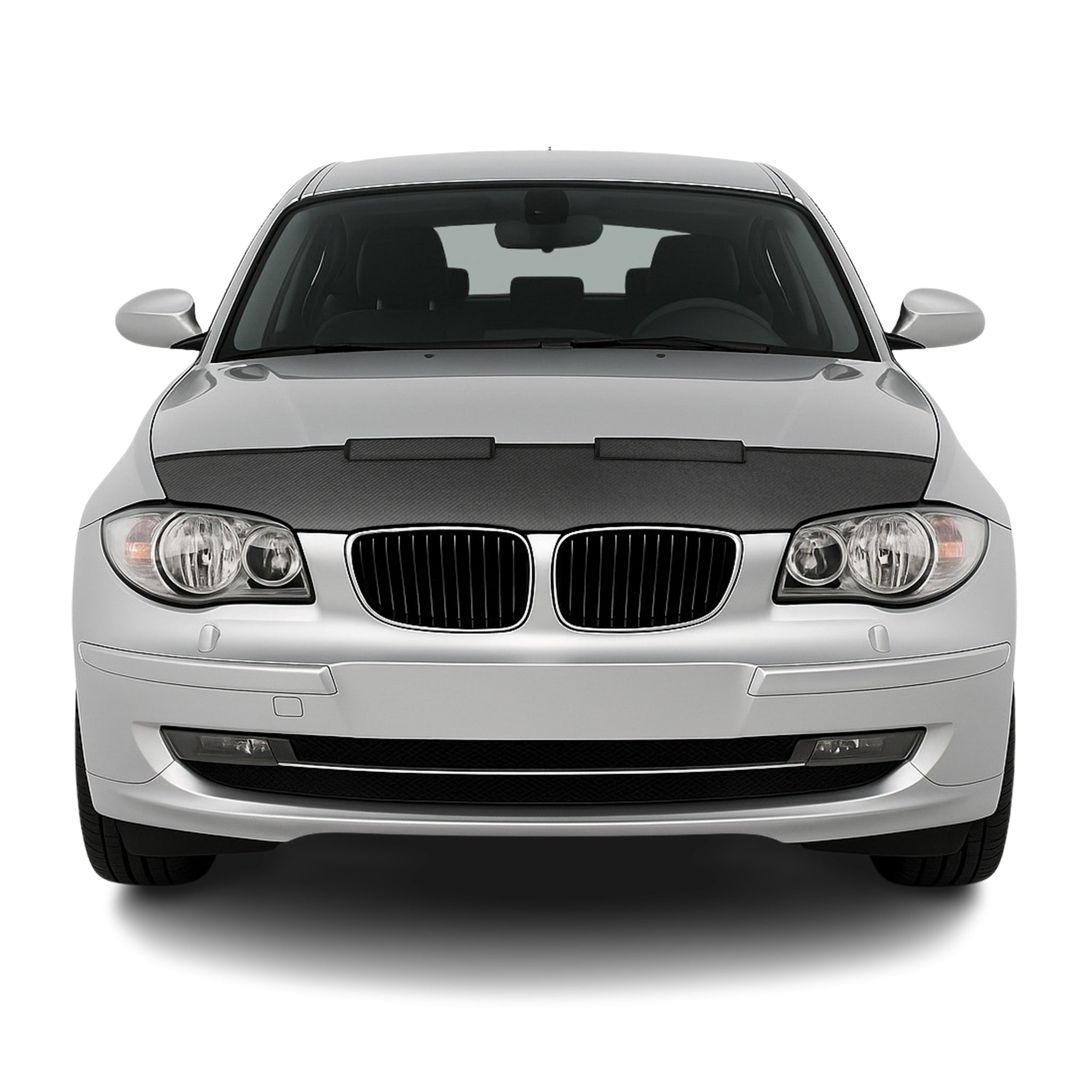 2008-2013 BMW 1 Series E82 E88 Car Bonnet Mask Hood Bra Half Carbon