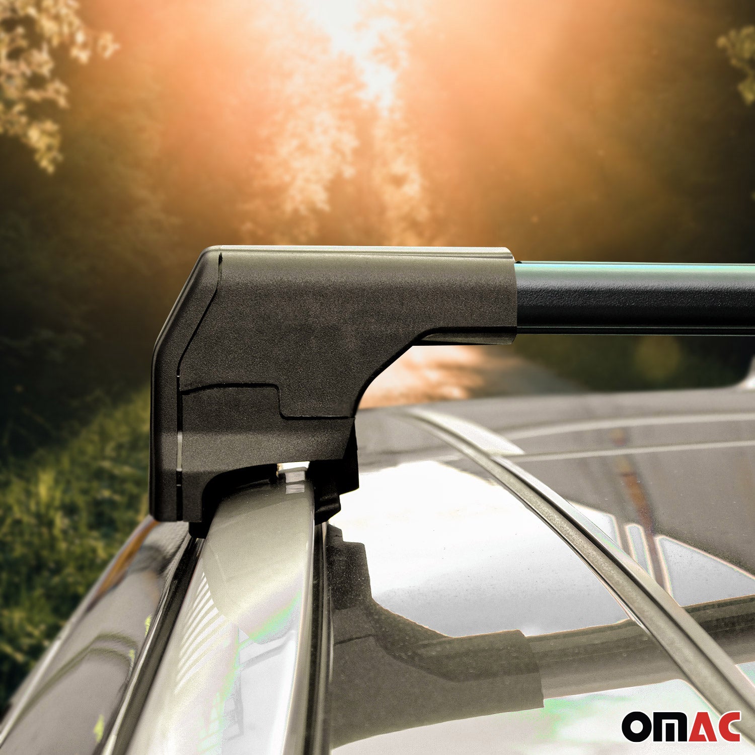2016-2022 BMW X1 F48 Roof Rack Cross Bars Black