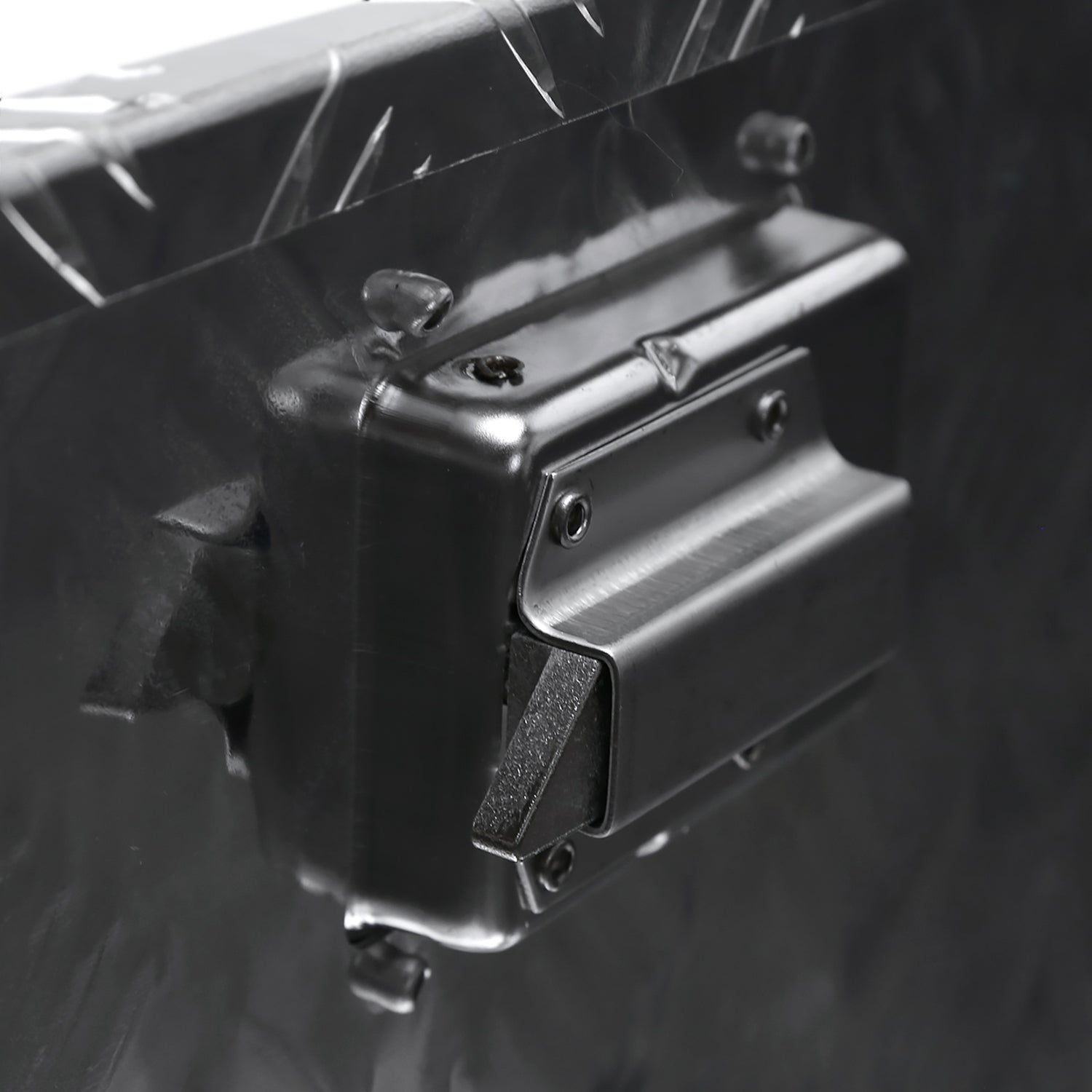 Universal 15~28" Heavy Duty Alu Truck Trailer Tongue Tool Box w/Lock & Keys