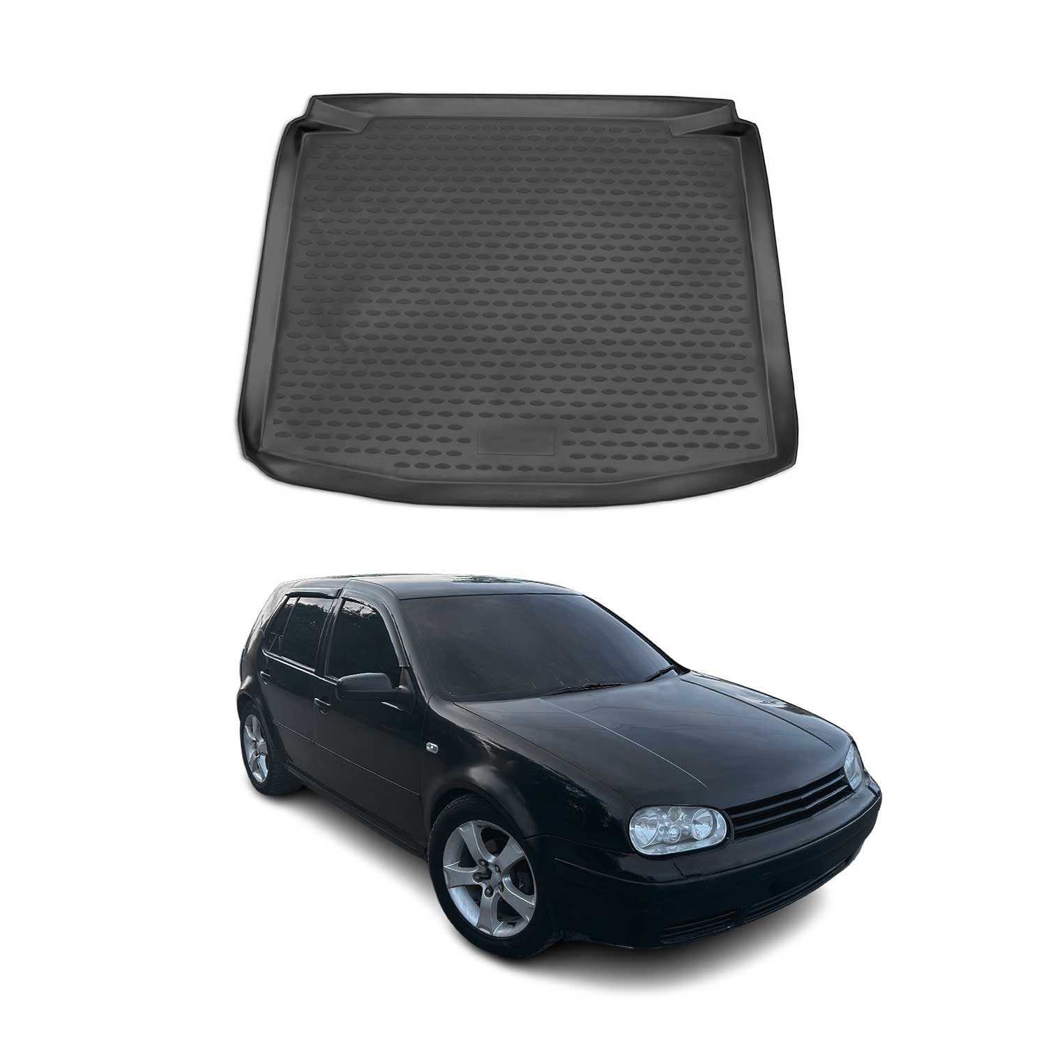 1999-2006 VW Golf Mk4 2-4 Door Cargo Mats Liner TPE All Weather Black