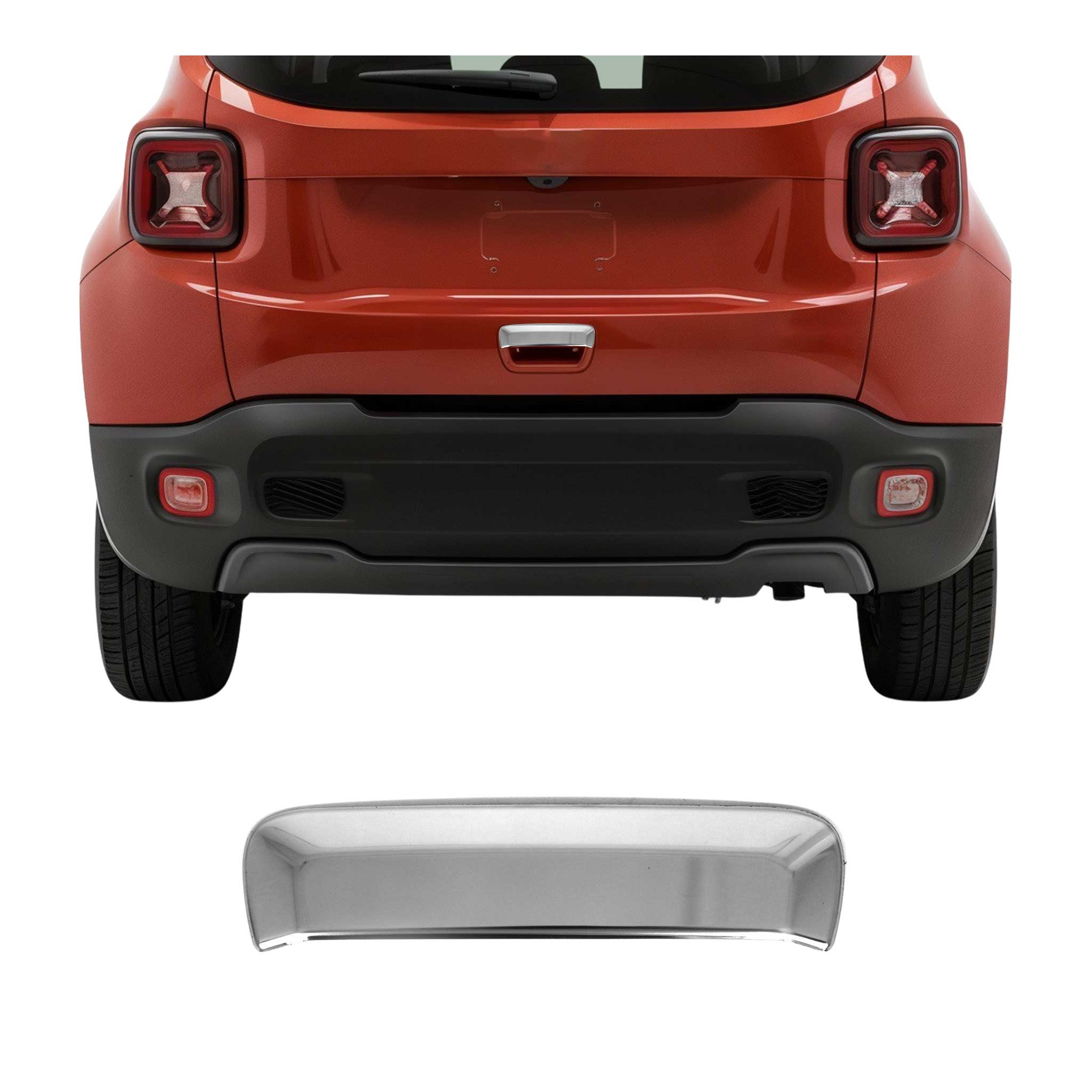 2019-2024 Jeep Renegade Car Door Handle Cover Protector Steel Chrome