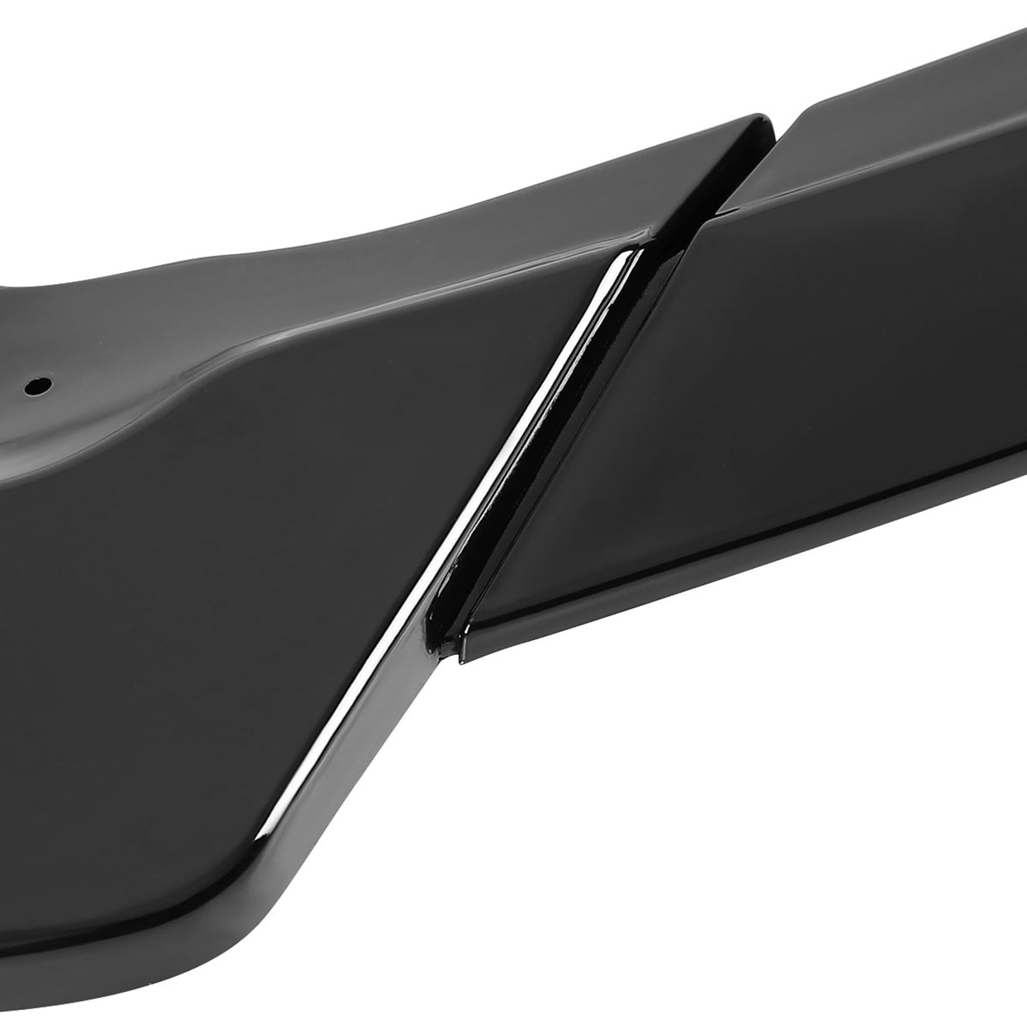 2017-2018 Ford Fusion Glossy Black Polypropylene 3Pcs Front Bumper Lip Set