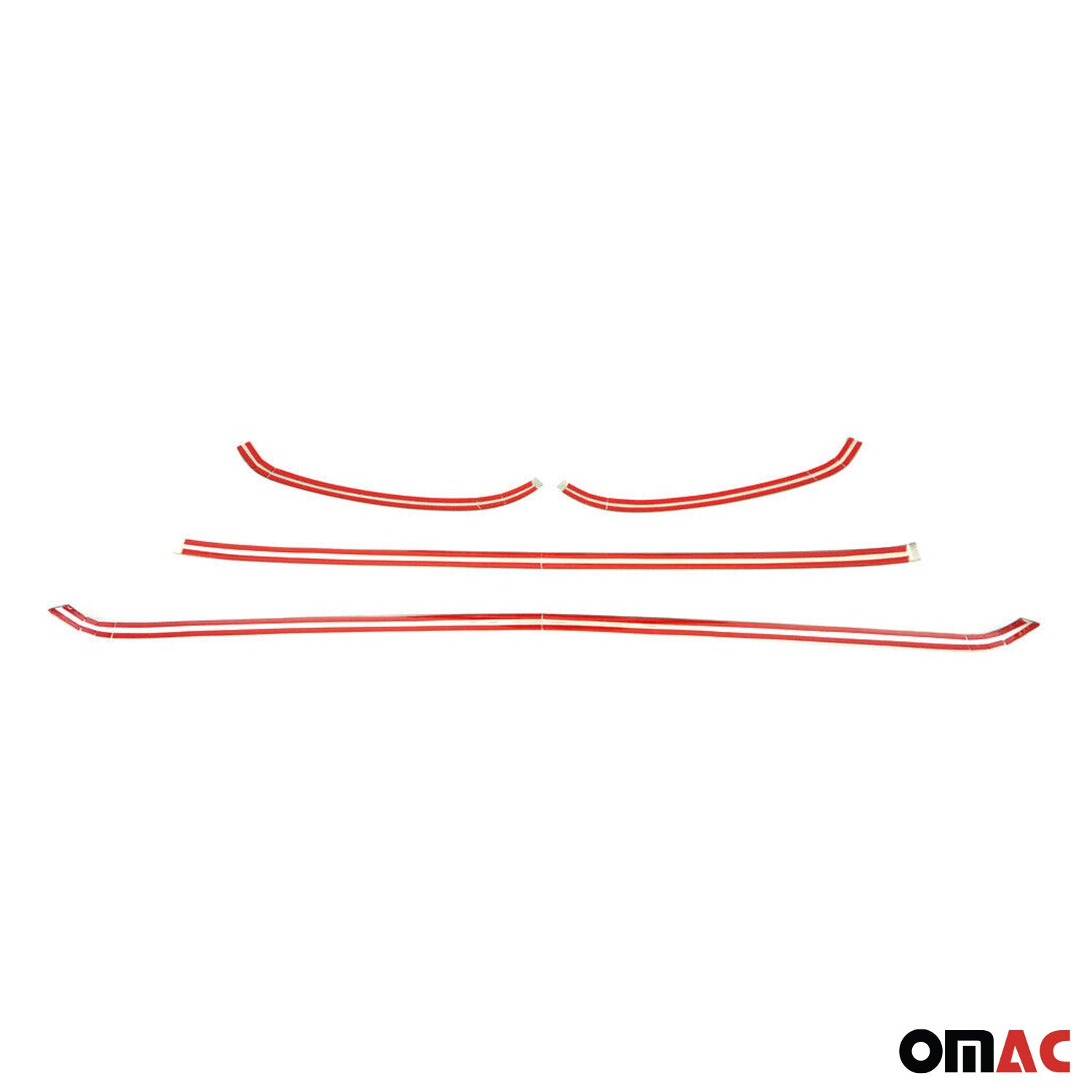 2019-2026 Mercedes Sprinter W907 910 Front Bumper Grill Trim Stainless Steel 4x