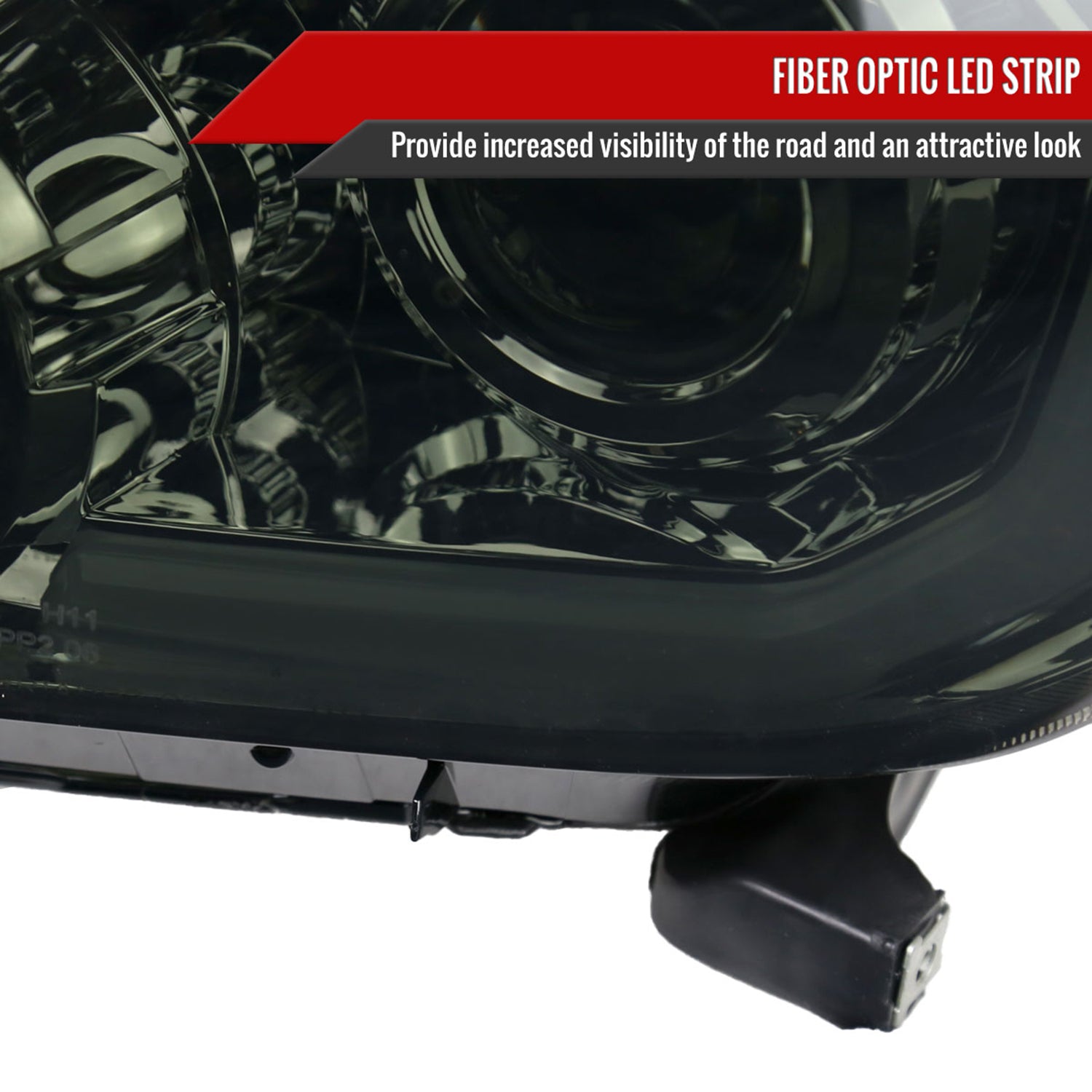 2007-2013 Toyota Tundra/08-2017 Sequoia Retro LED Headlights LED Signal Smoked